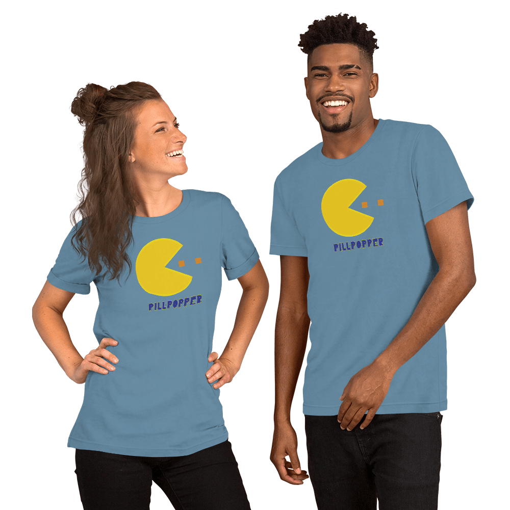 Pill-Popper Unisex t-shirt VAWDesigns
