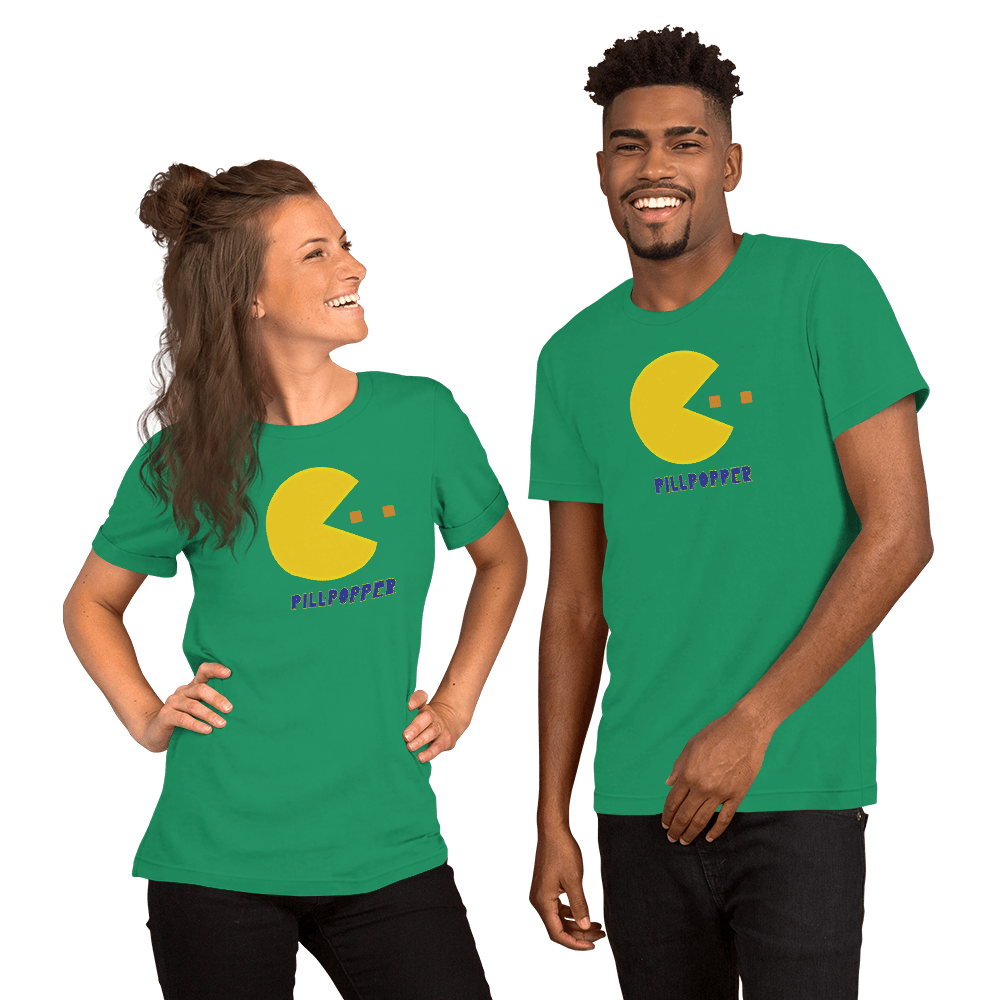 Pill-Popper Unisex t-shirt VAWDesigns