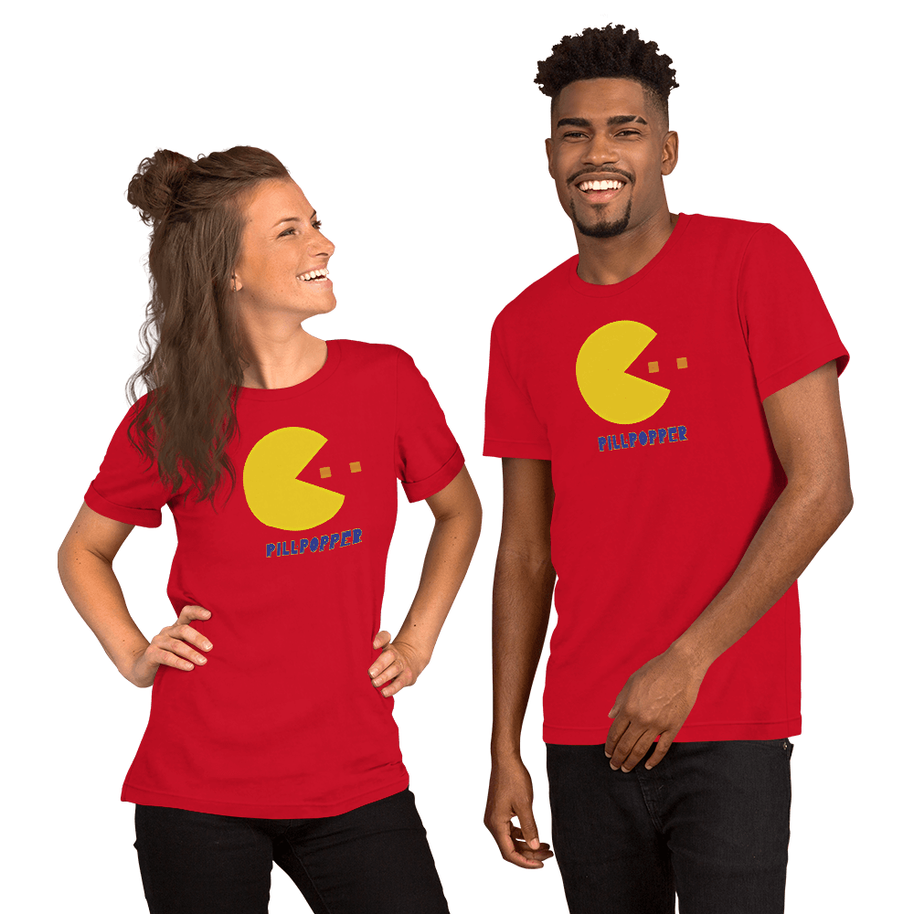 Pill-Popper Unisex t-shirt VAWDesigns