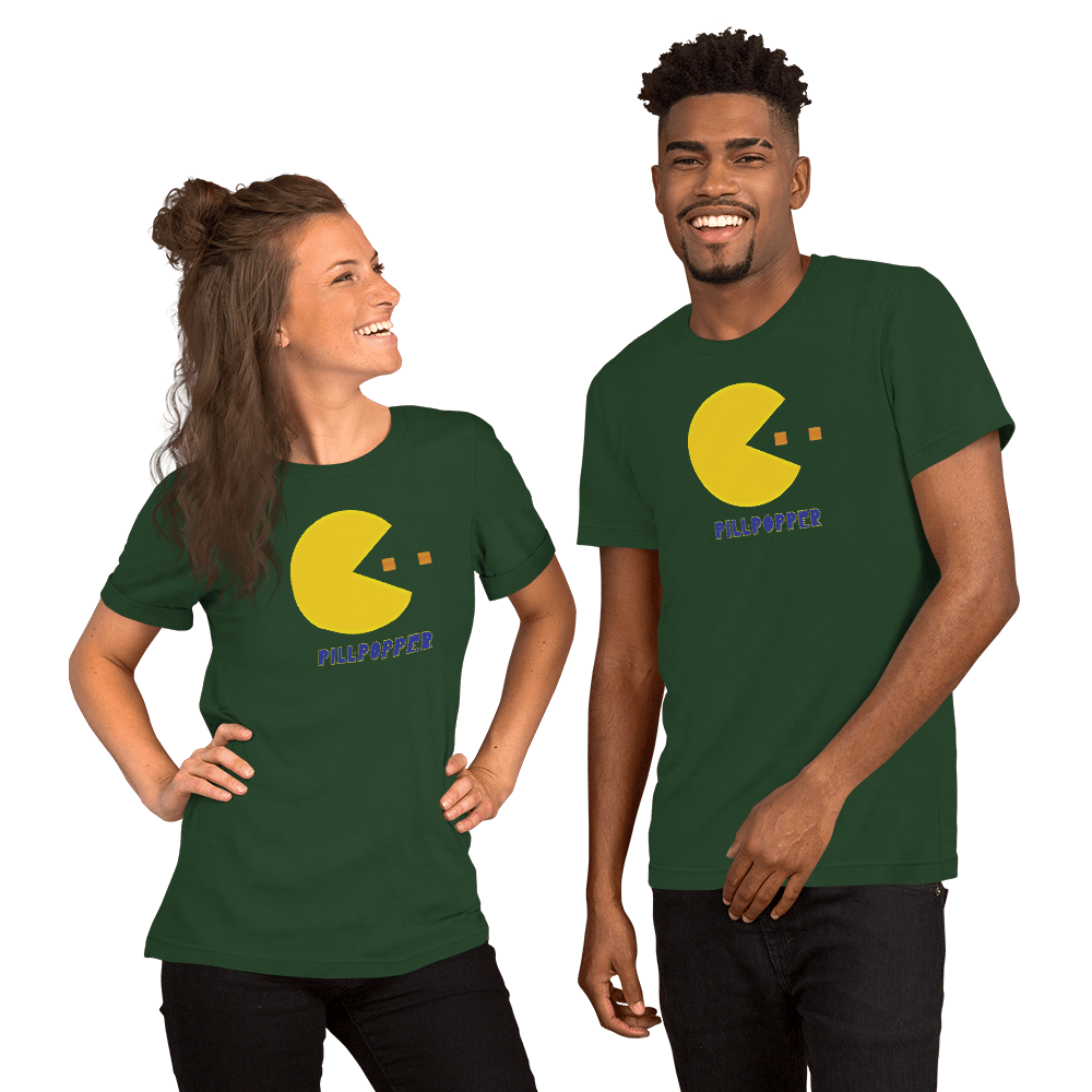Pill-Popper Unisex t-shirt VAWDesigns