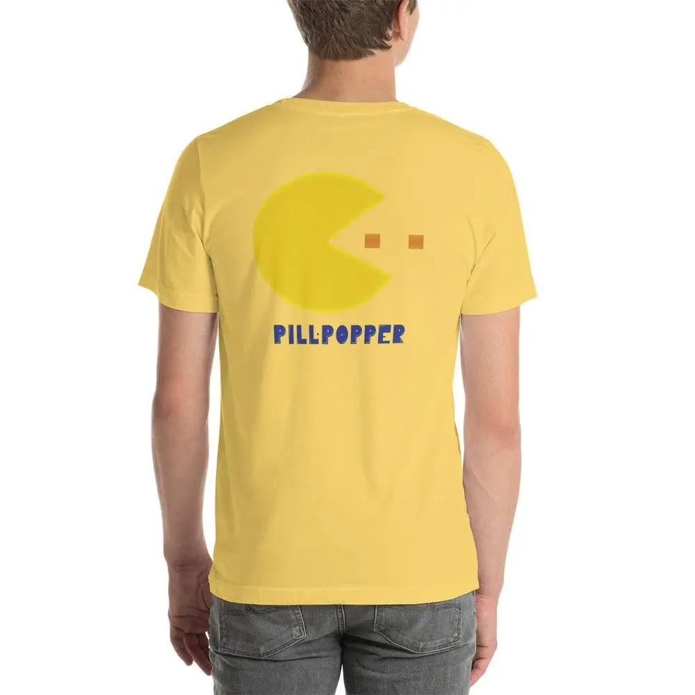 Pill-Popper Unisex t-shirt VAWDesigns