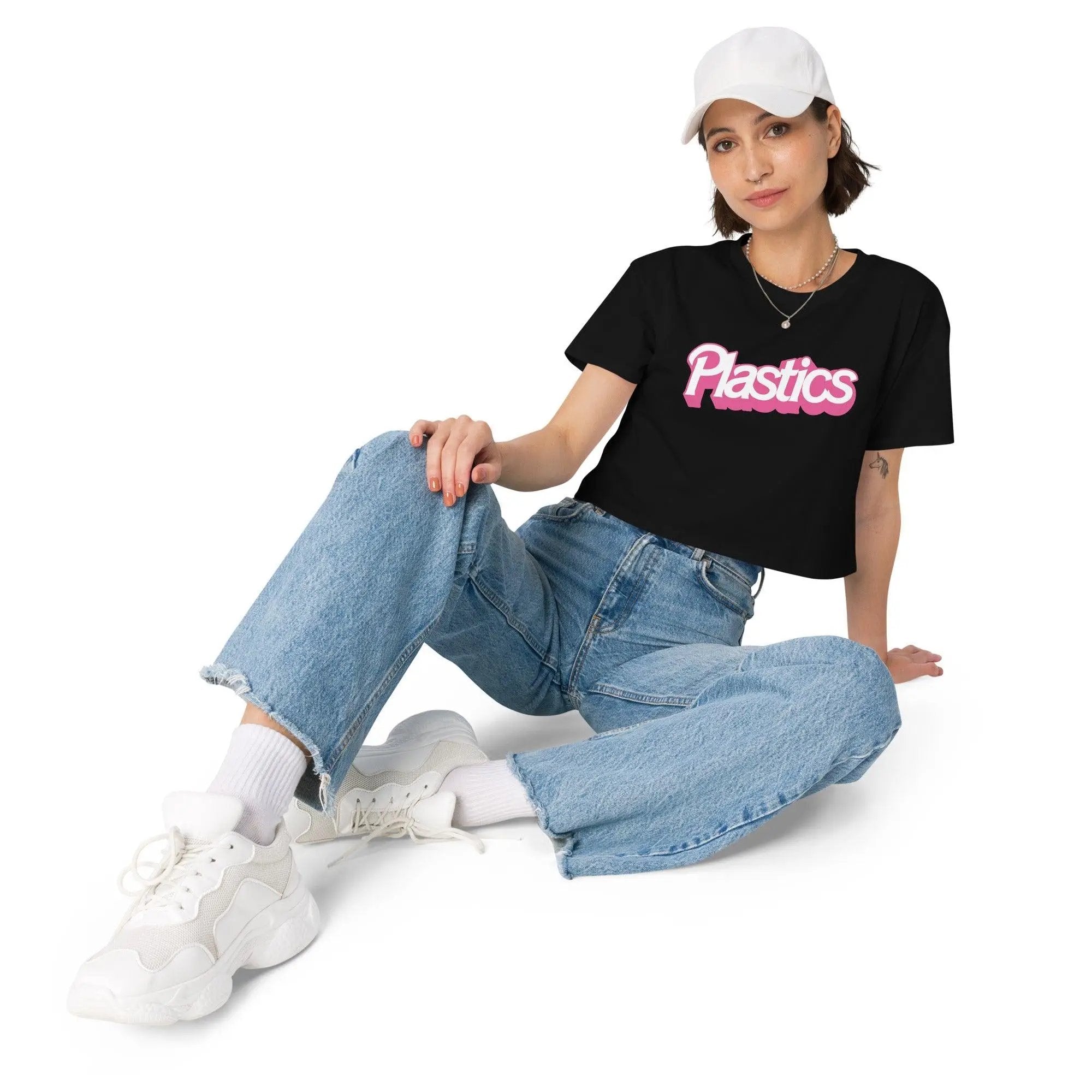 Plastics Women’s crop top VAWDesigns
