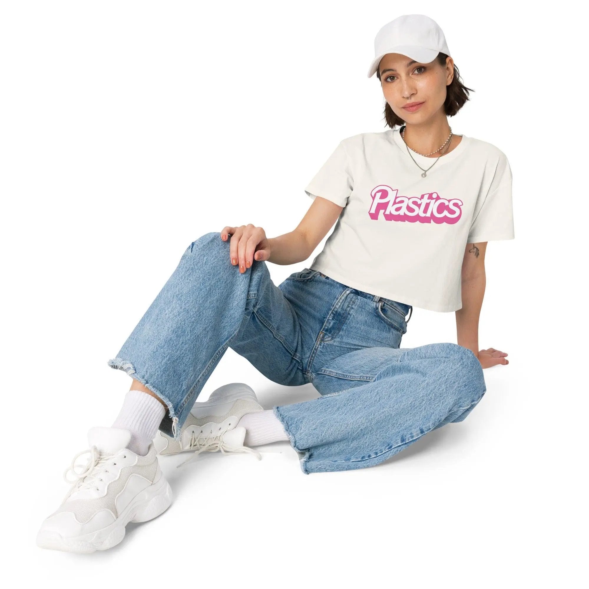 Plastics Women’s crop top VAWDesigns