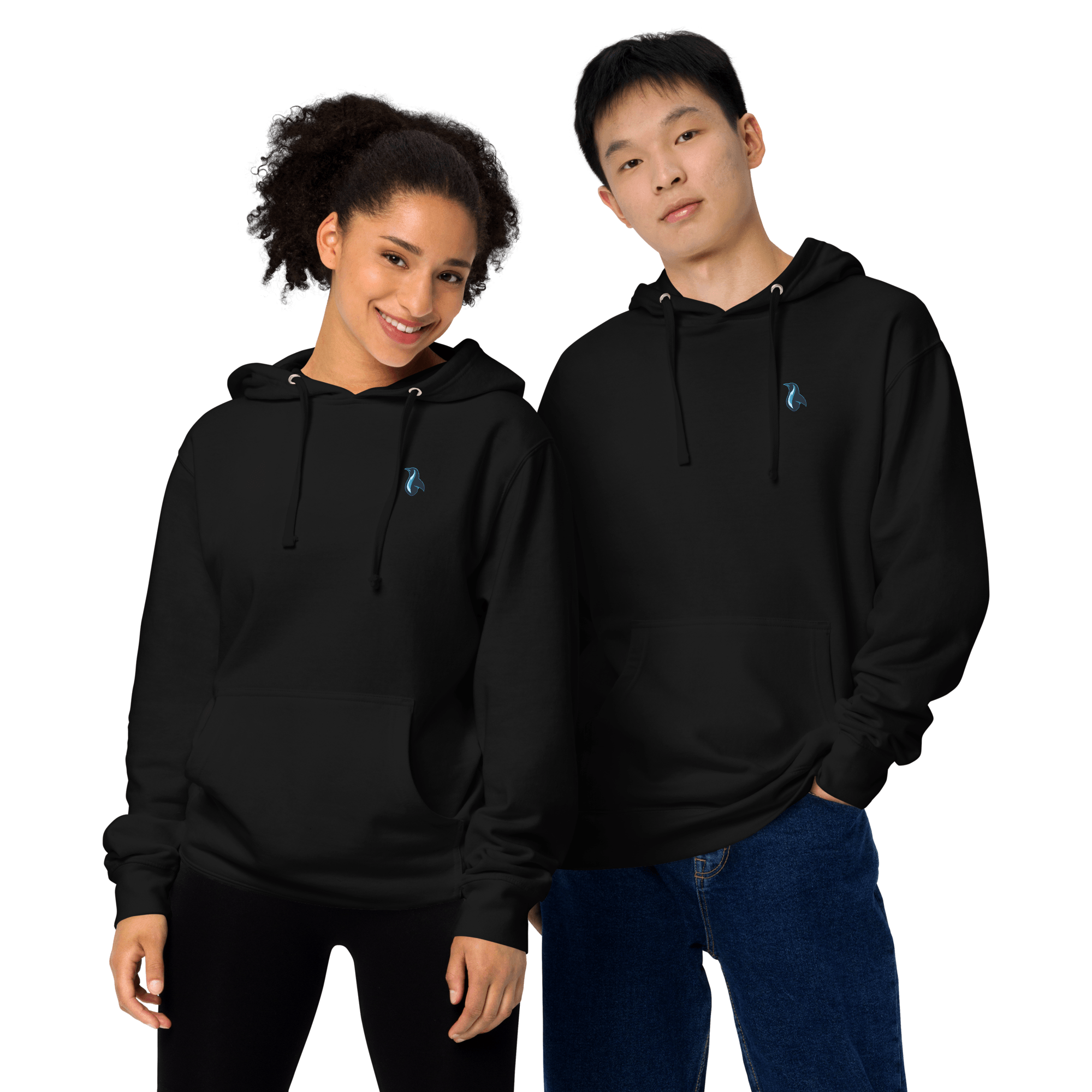Purrr...Unisex midweight hoodie (BACK) VAWDesigns