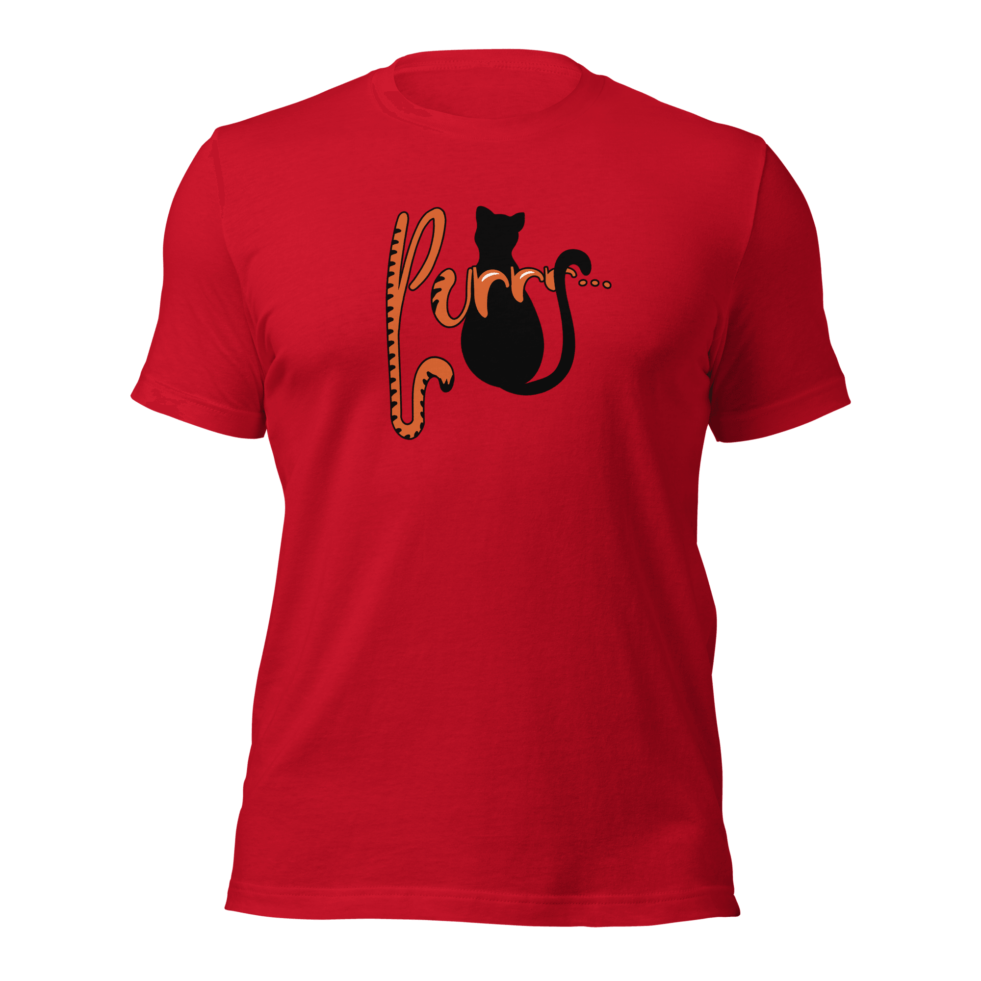 Purrr...Unisex t-shirt VAWDesigns