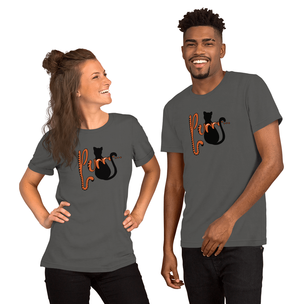 Purrr...Unisex t-shirt VAWDesigns