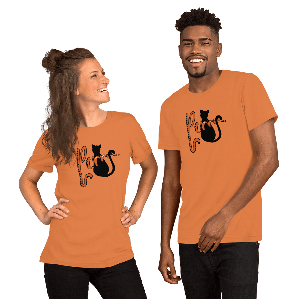 Purrr...Unisex t-shirt VAWDesigns