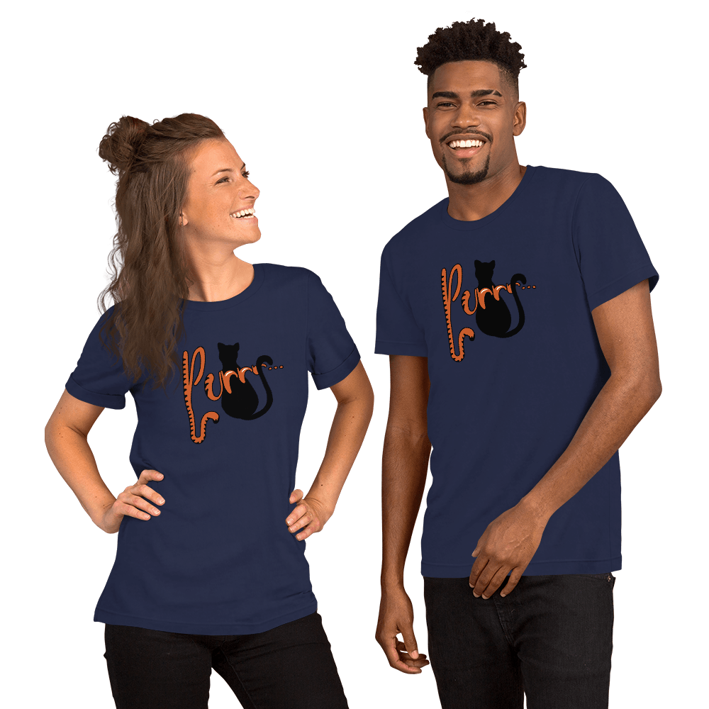 Purrr...Unisex t-shirt VAWDesigns