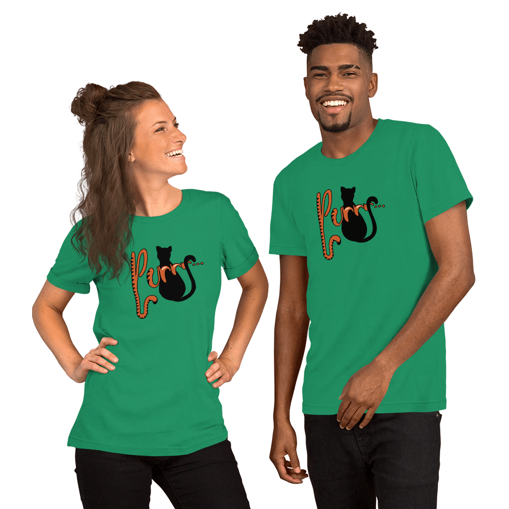 Purrr...Unisex t-shirt VAWDesigns