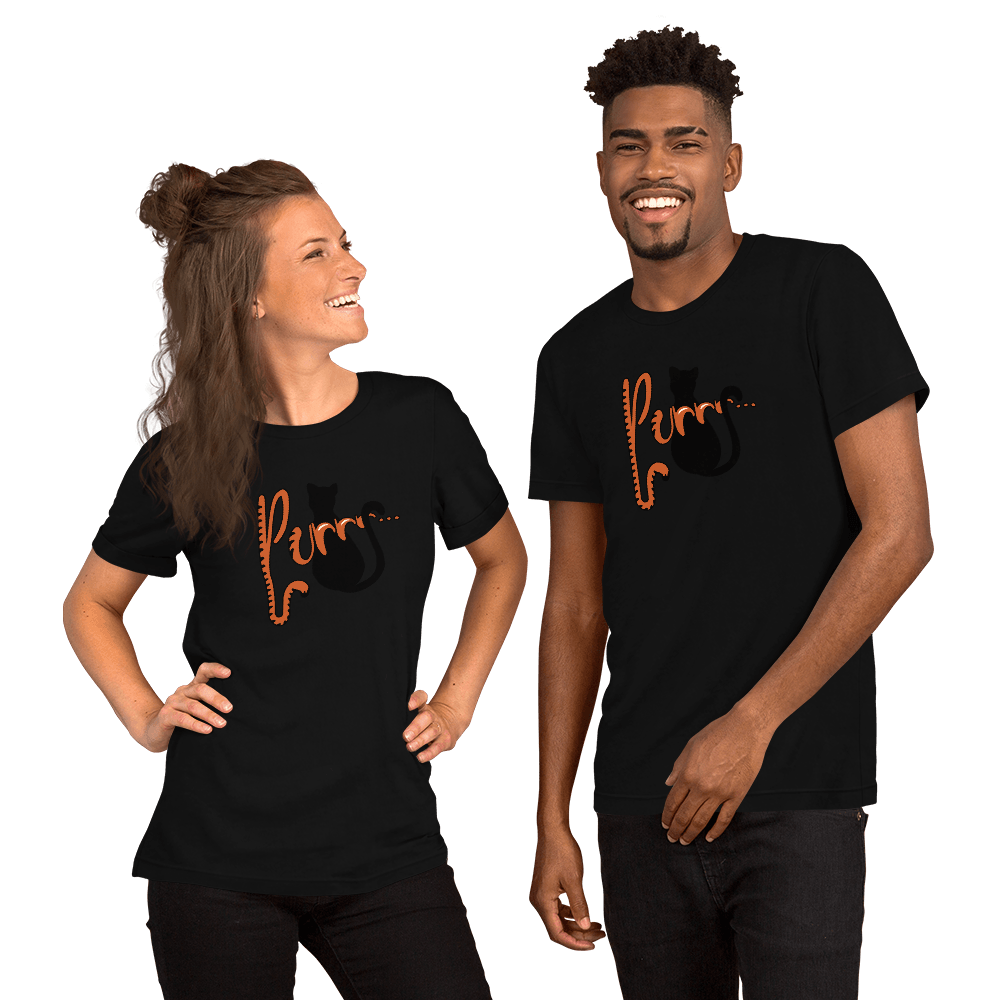 Purrr...Unisex t-shirt VAWDesigns