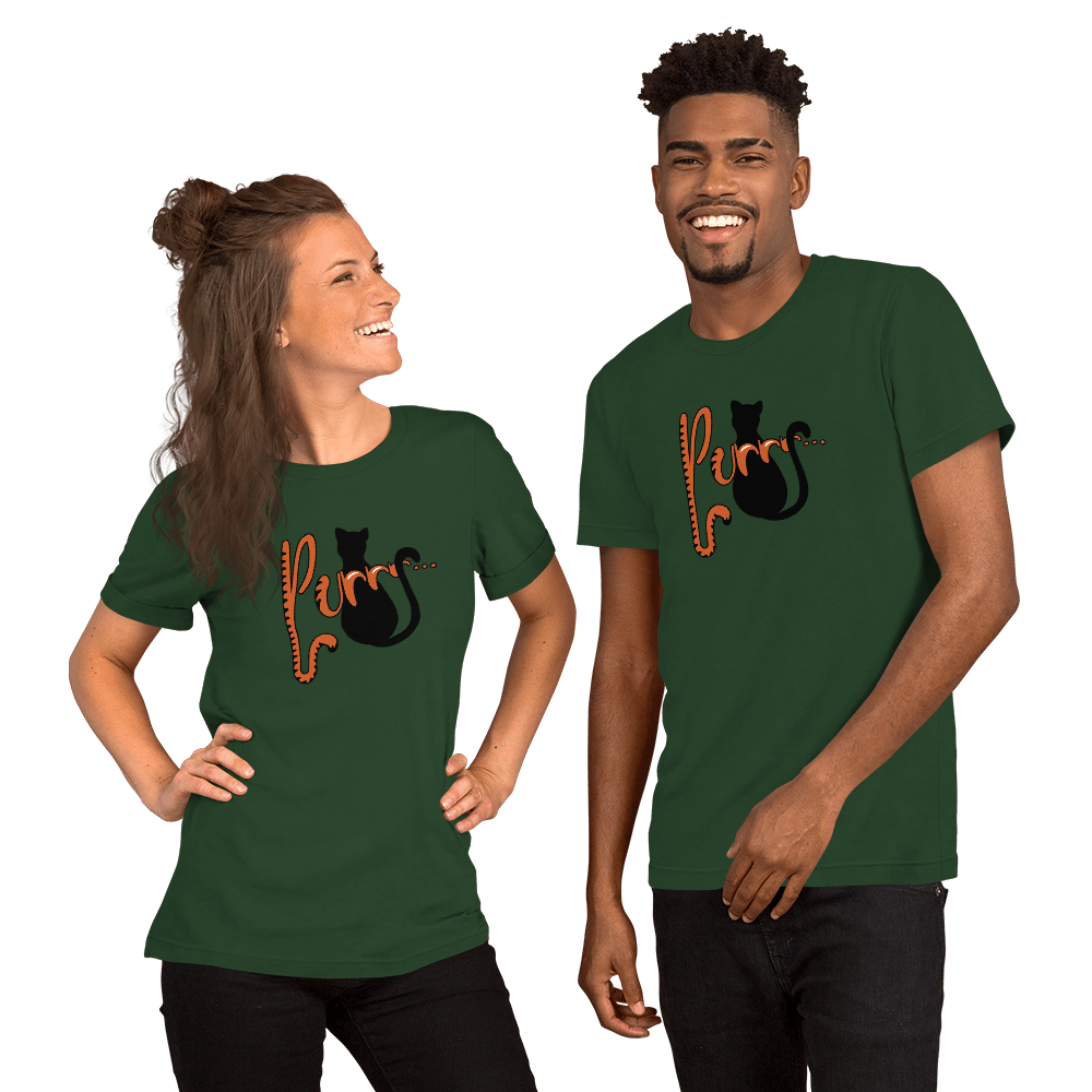 Purrr...Unisex t-shirt VAWDesigns