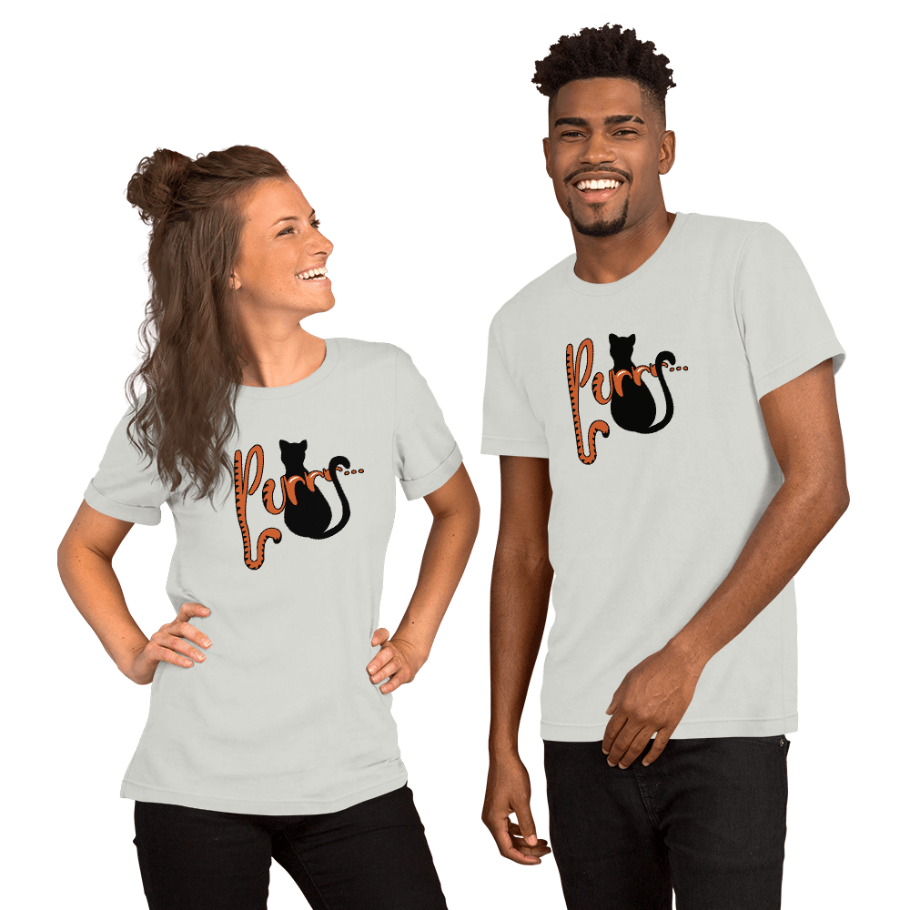 Purrr...Unisex t-shirt VAWDesigns