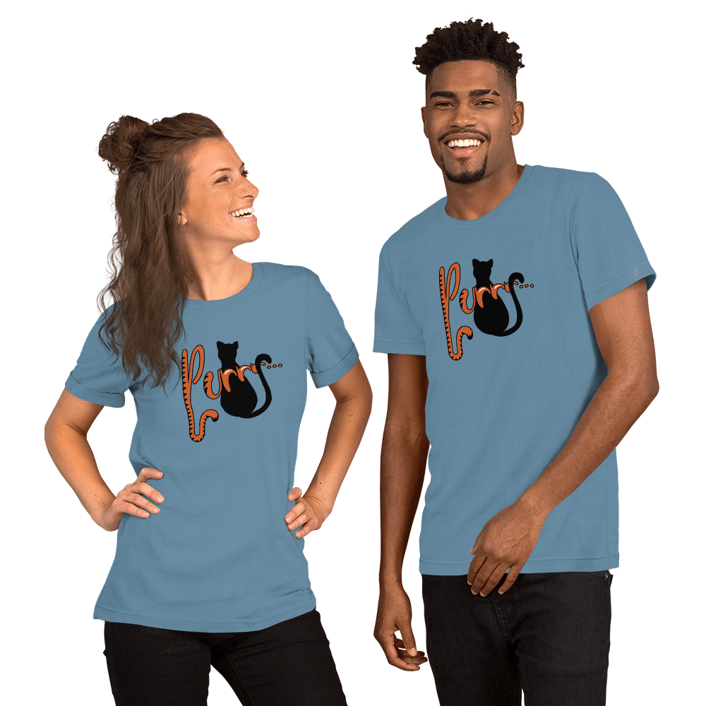 Purrr...Unisex t-shirt VAWDesigns