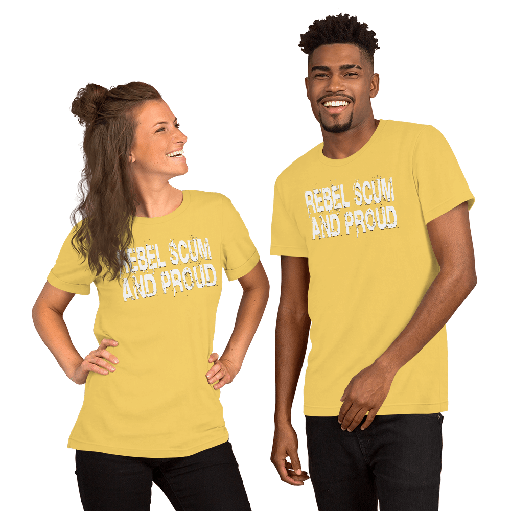 Rebel Scum And Proud Unisex t-shirt VAWDesigns