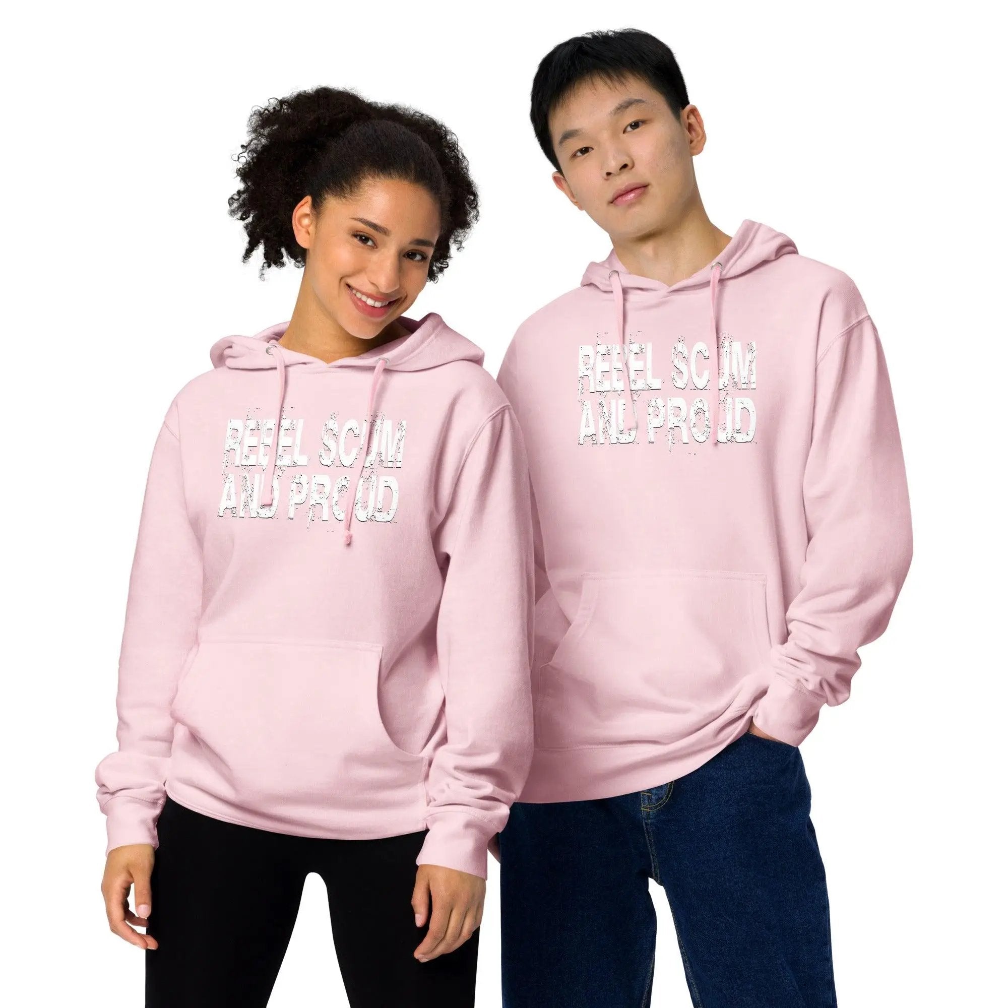 Rebel Scum and Proud Unisex Hoodie VAWDesigns