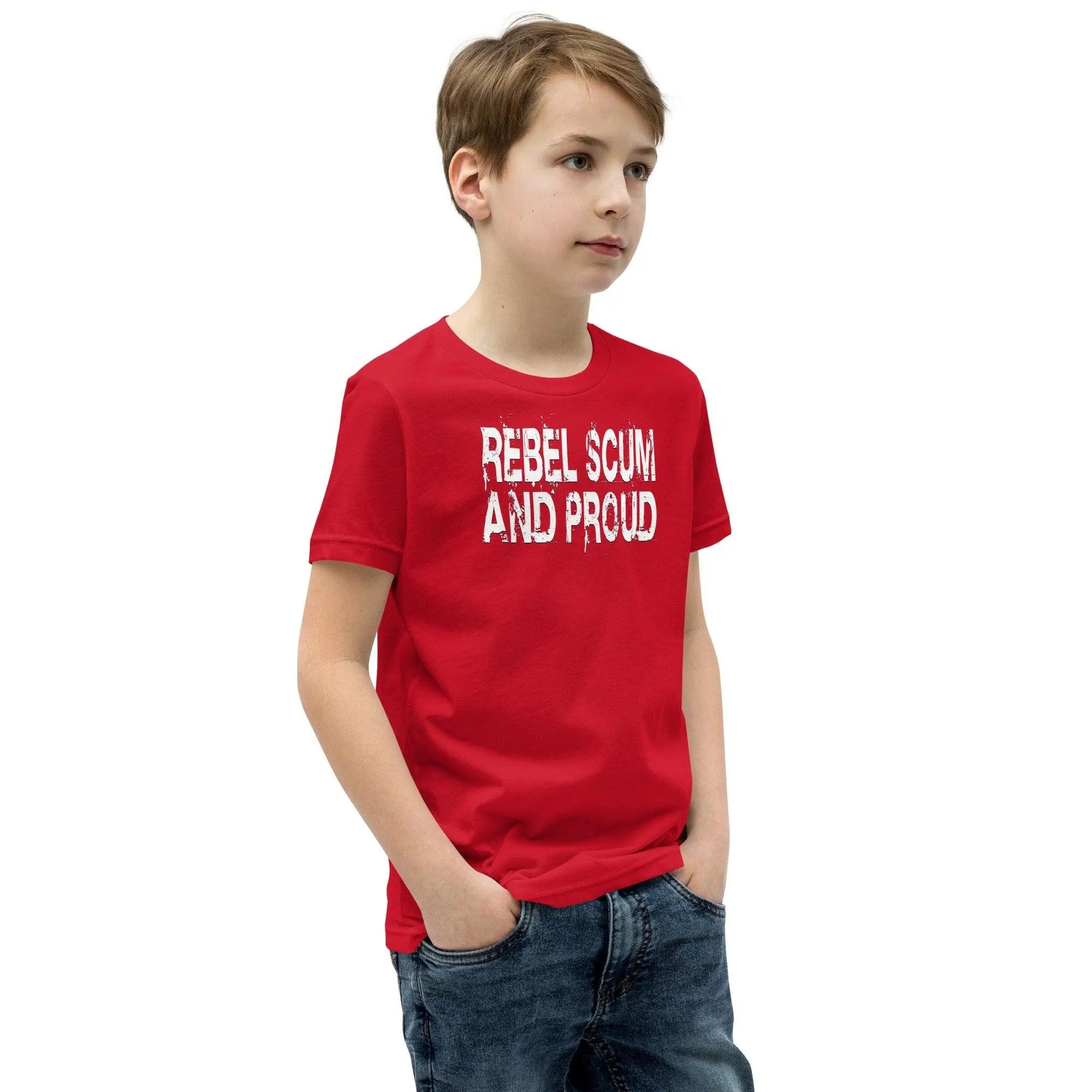 Rebel Scum and Proud Youth Short Sleeve T-Shirt VAWDesigns