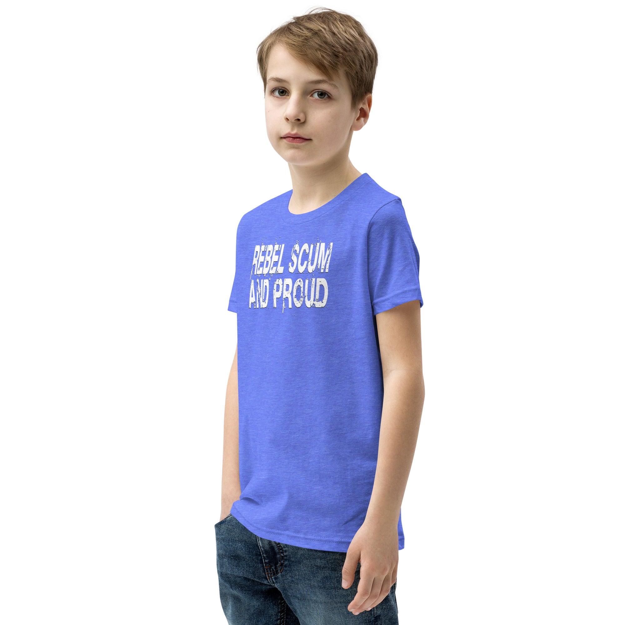 Rebel Scum and Proud Youth Short Sleeve T-Shirt VAWDesigns