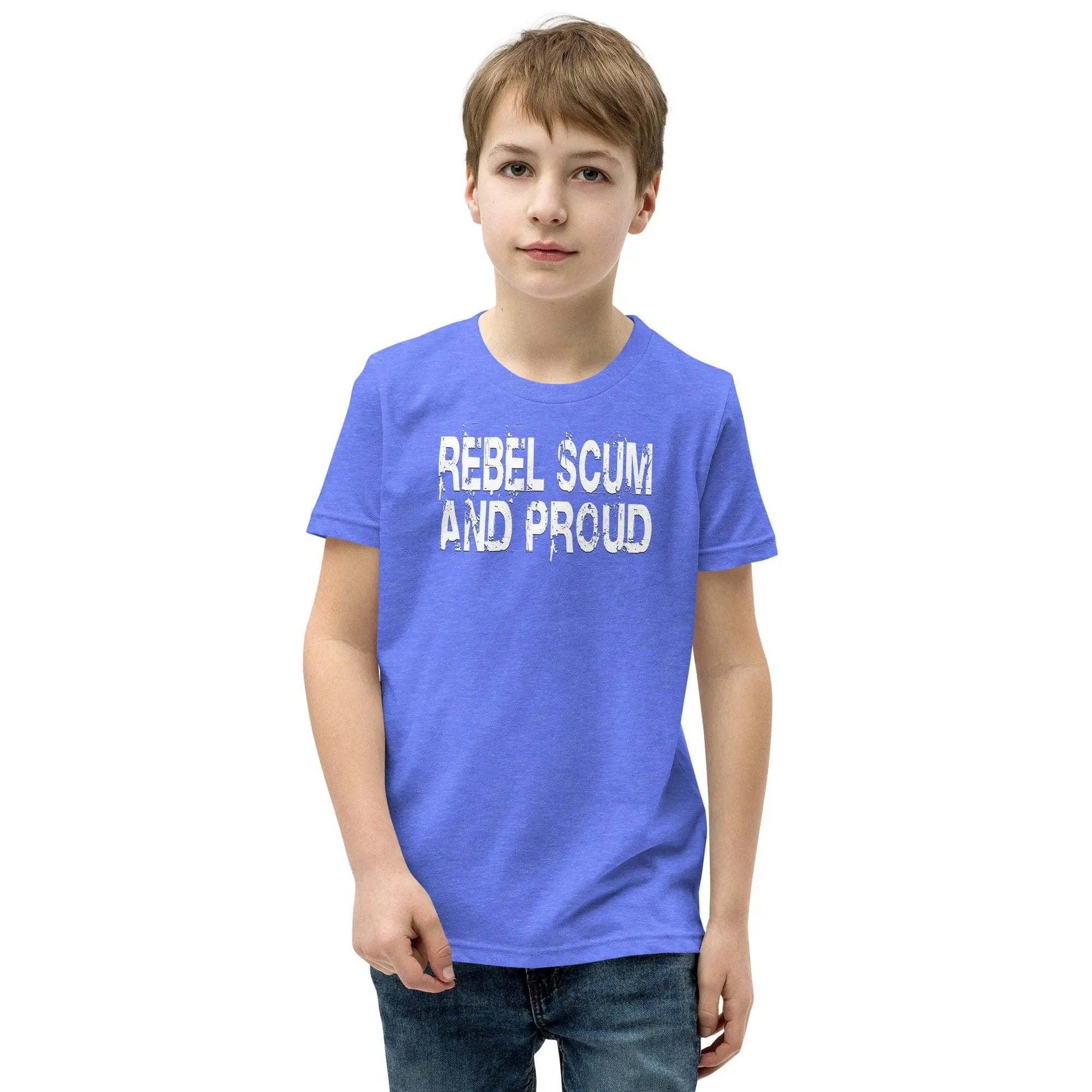 Rebel Scum and Proud Youth Short Sleeve T-Shirt VAWDesigns