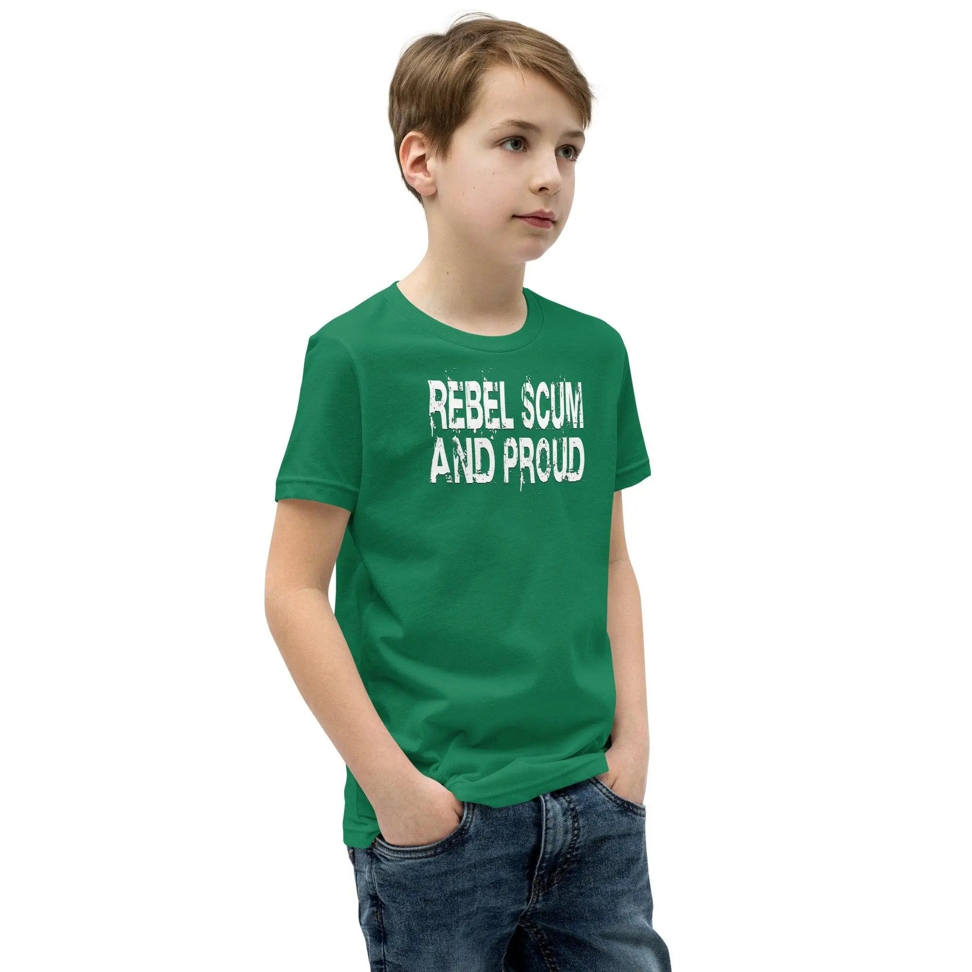 Rebel Scum and Proud Youth Short Sleeve T-Shirt VAWDesigns