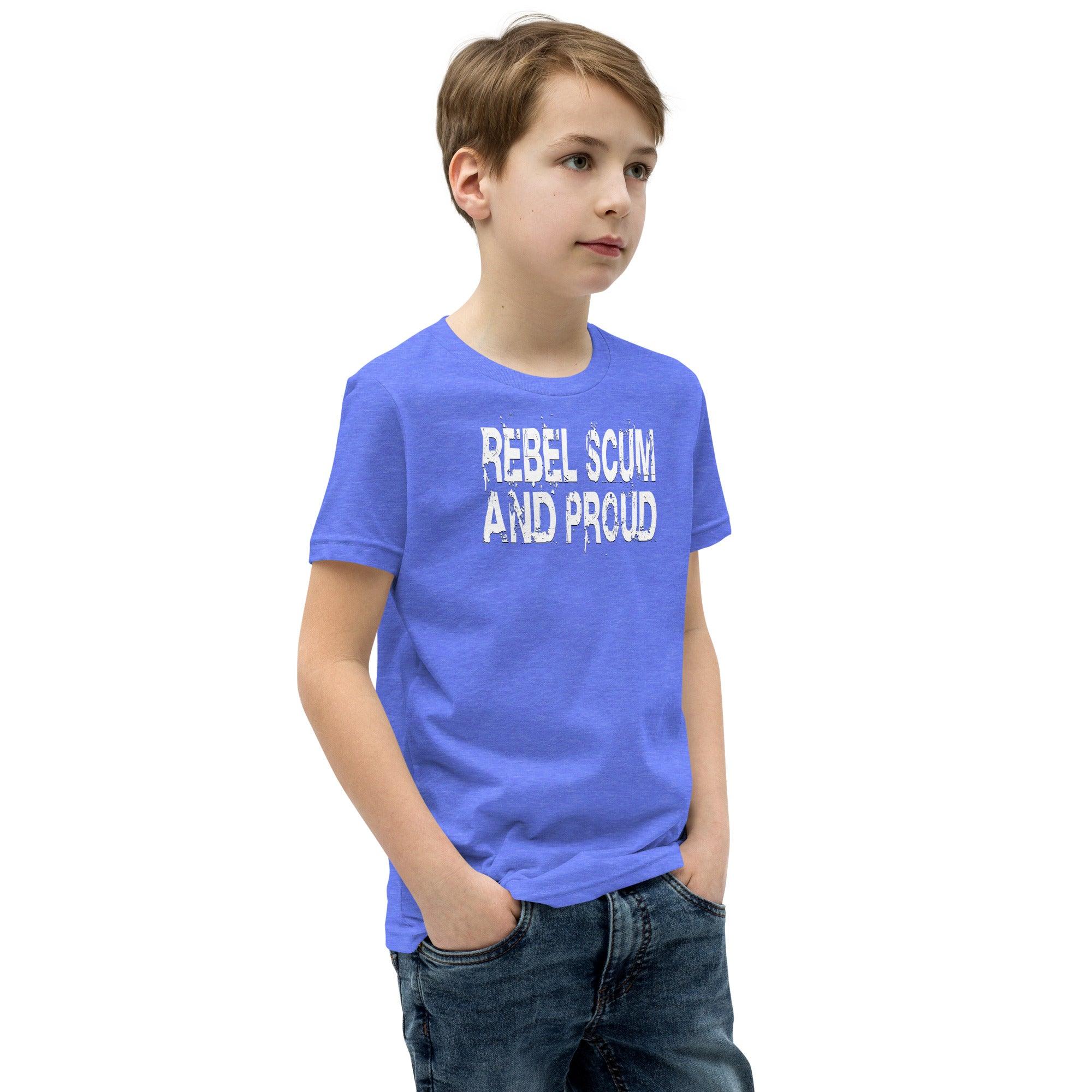 Rebel Scum and Proud Youth Short Sleeve T-Shirt VAWDesigns