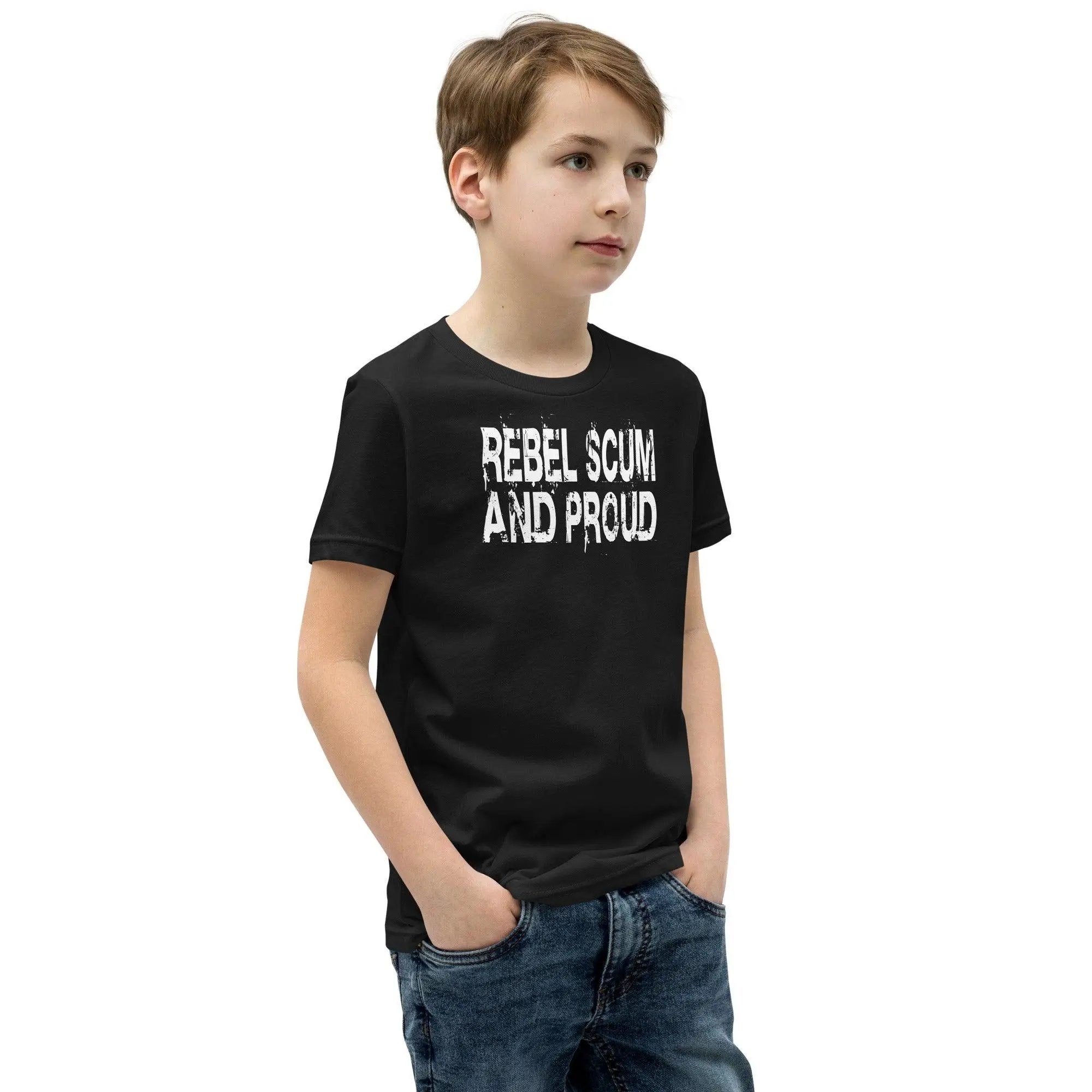 Rebel Scum and Proud Youth Short Sleeve T-Shirt VAWDesigns
