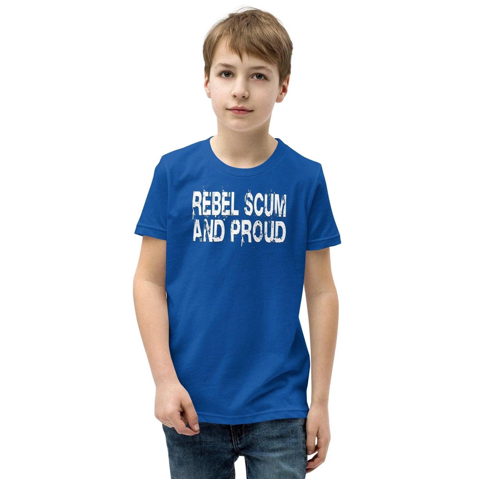Rebel Scum and Proud Youth Short Sleeve T-Shirt VAWDesigns