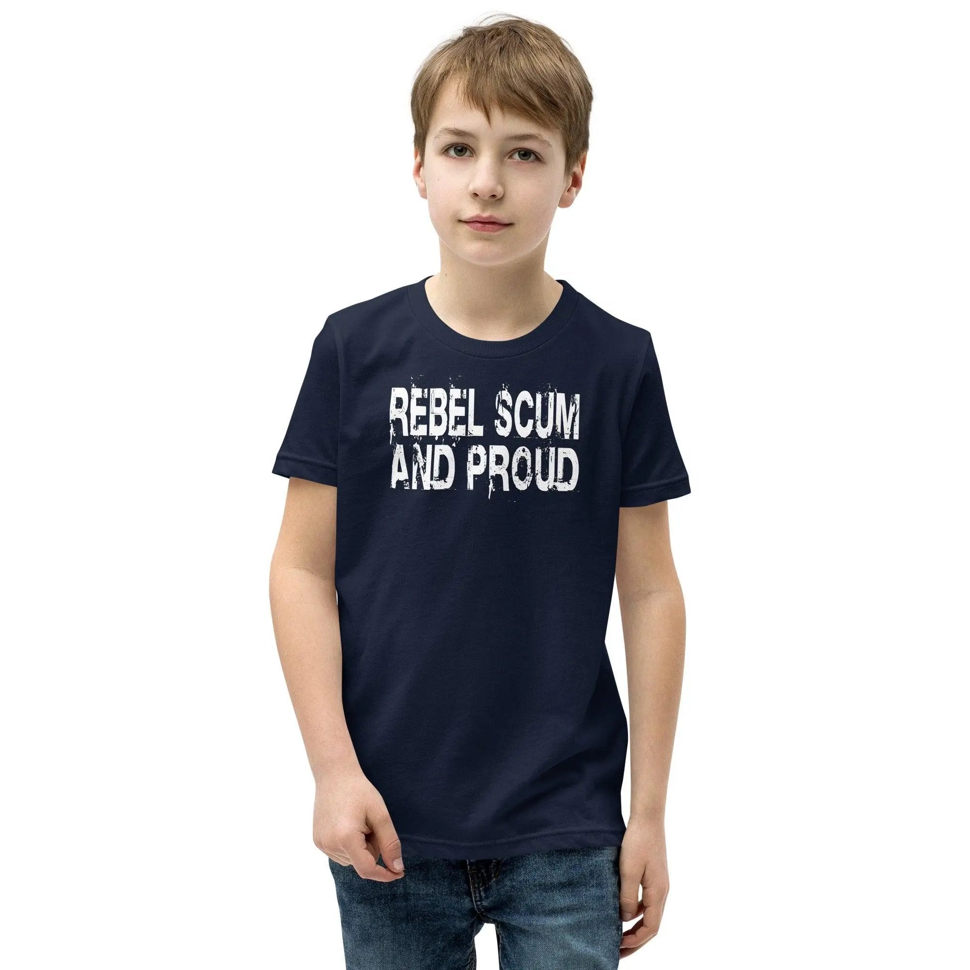 Rebel Scum and Proud Youth Short Sleeve T-Shirt VAWDesigns