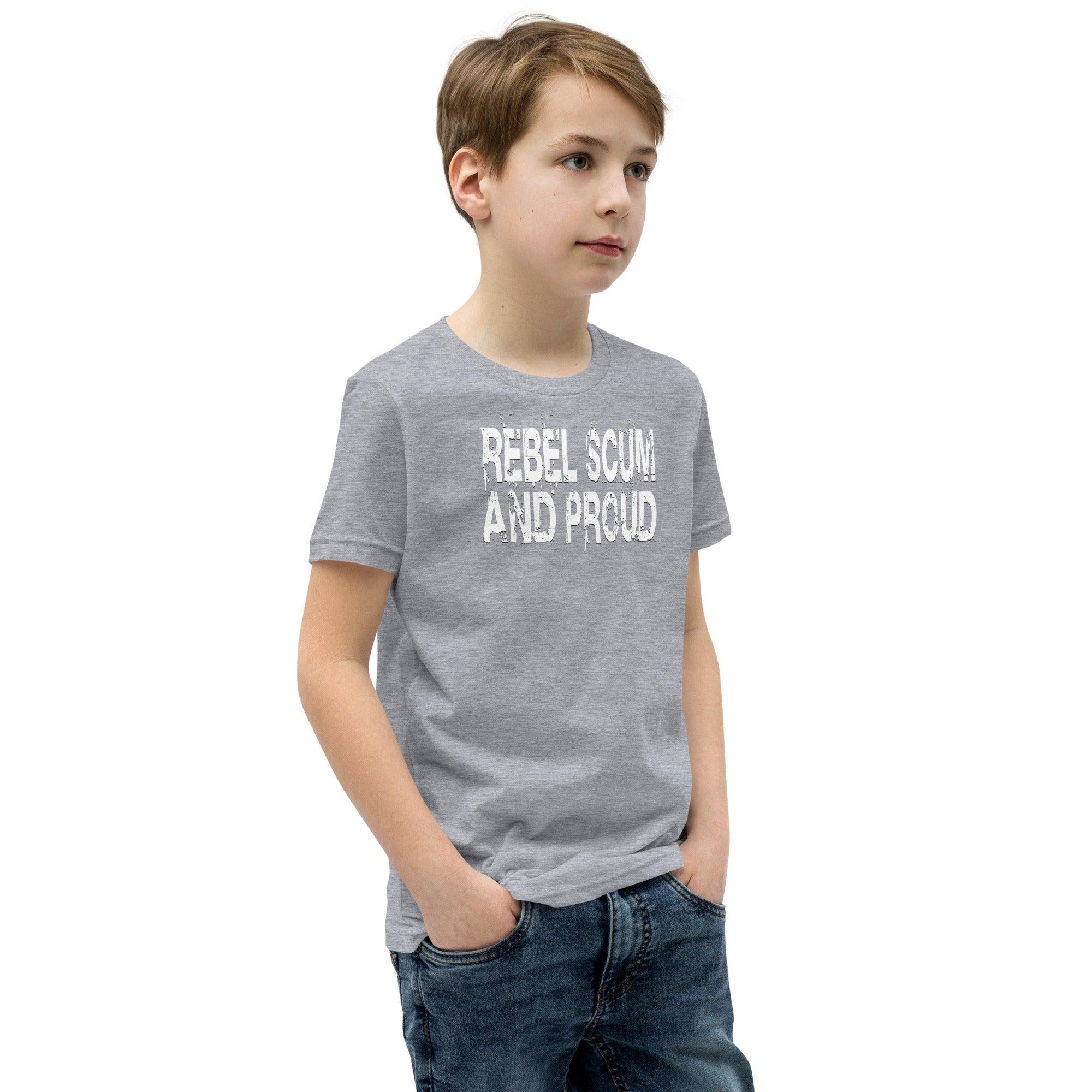 Rebel Scum and Proud Youth Short Sleeve T-Shirt VAWDesigns