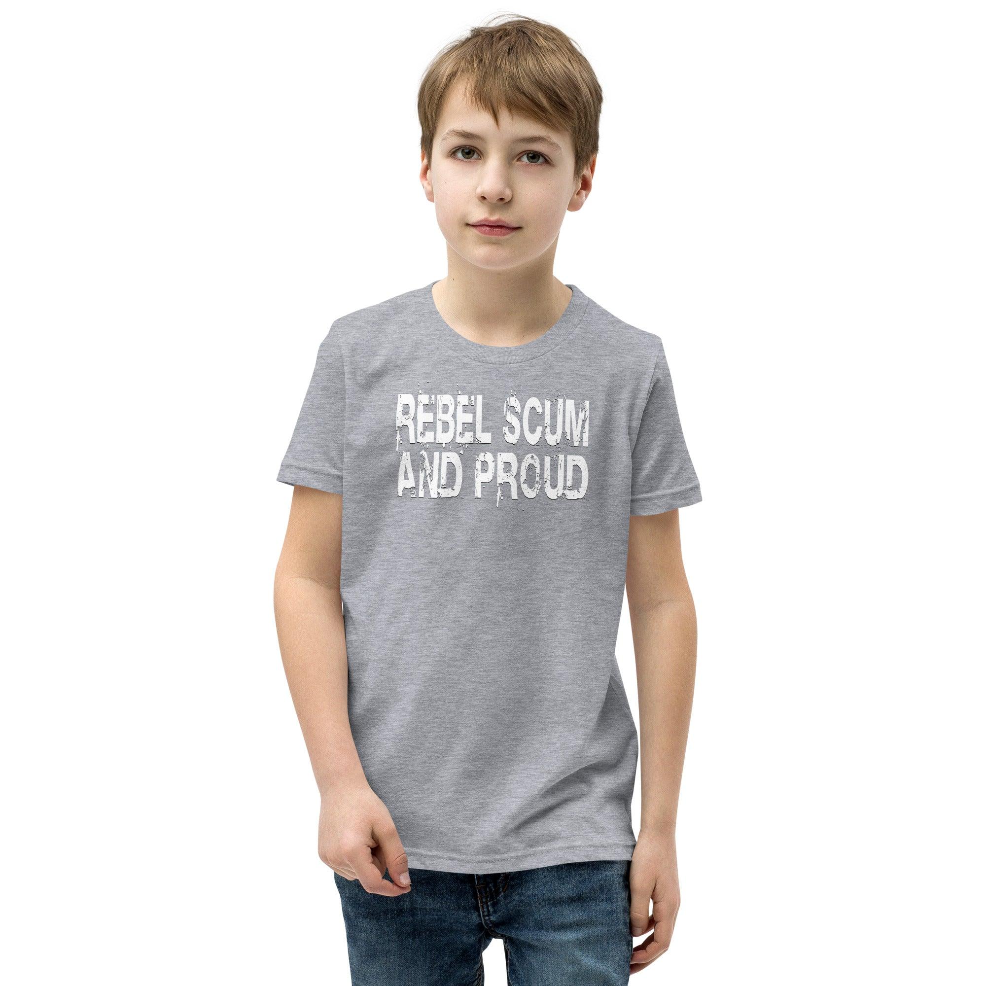 Rebel Scum and Proud Youth Short Sleeve T-Shirt VAWDesigns