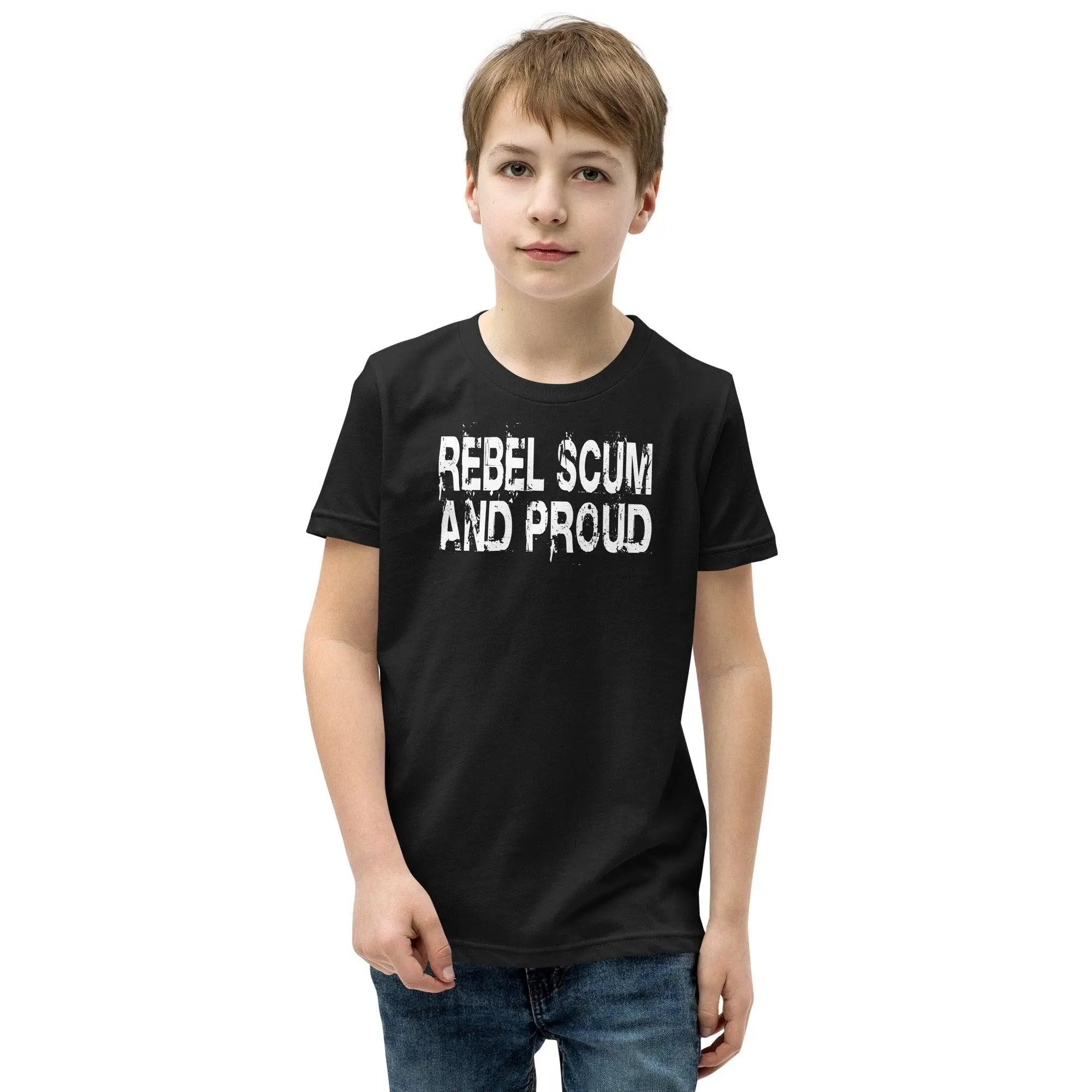 Rebel Scum and Proud Youth Short Sleeve T-Shirt VAWDesigns