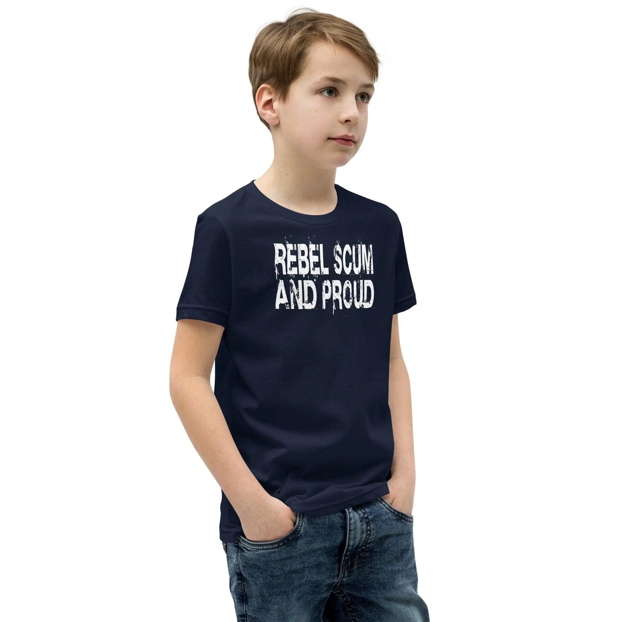 Rebel Scum and Proud Youth Short Sleeve T-Shirt VAWDesigns