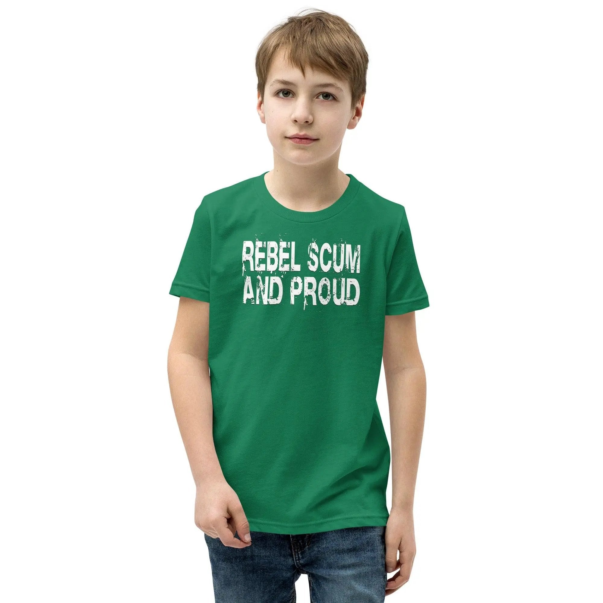 Rebel Scum and Proud Youth Short Sleeve T-Shirt VAWDesigns