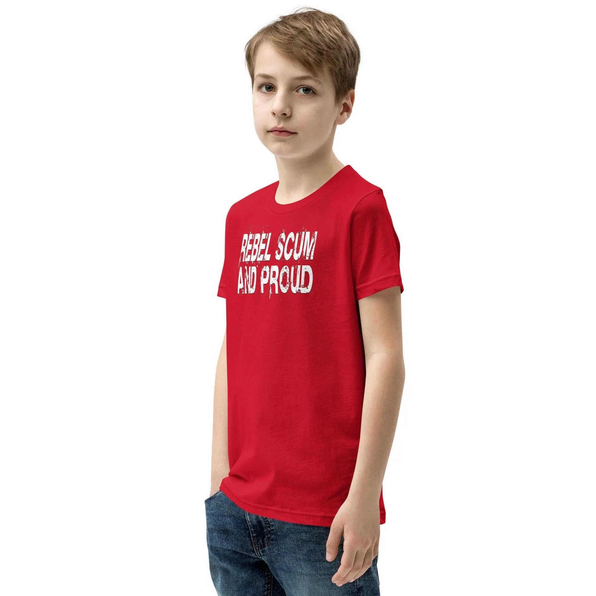 Rebel Scum and Proud Youth Short Sleeve T-Shirt VAWDesigns