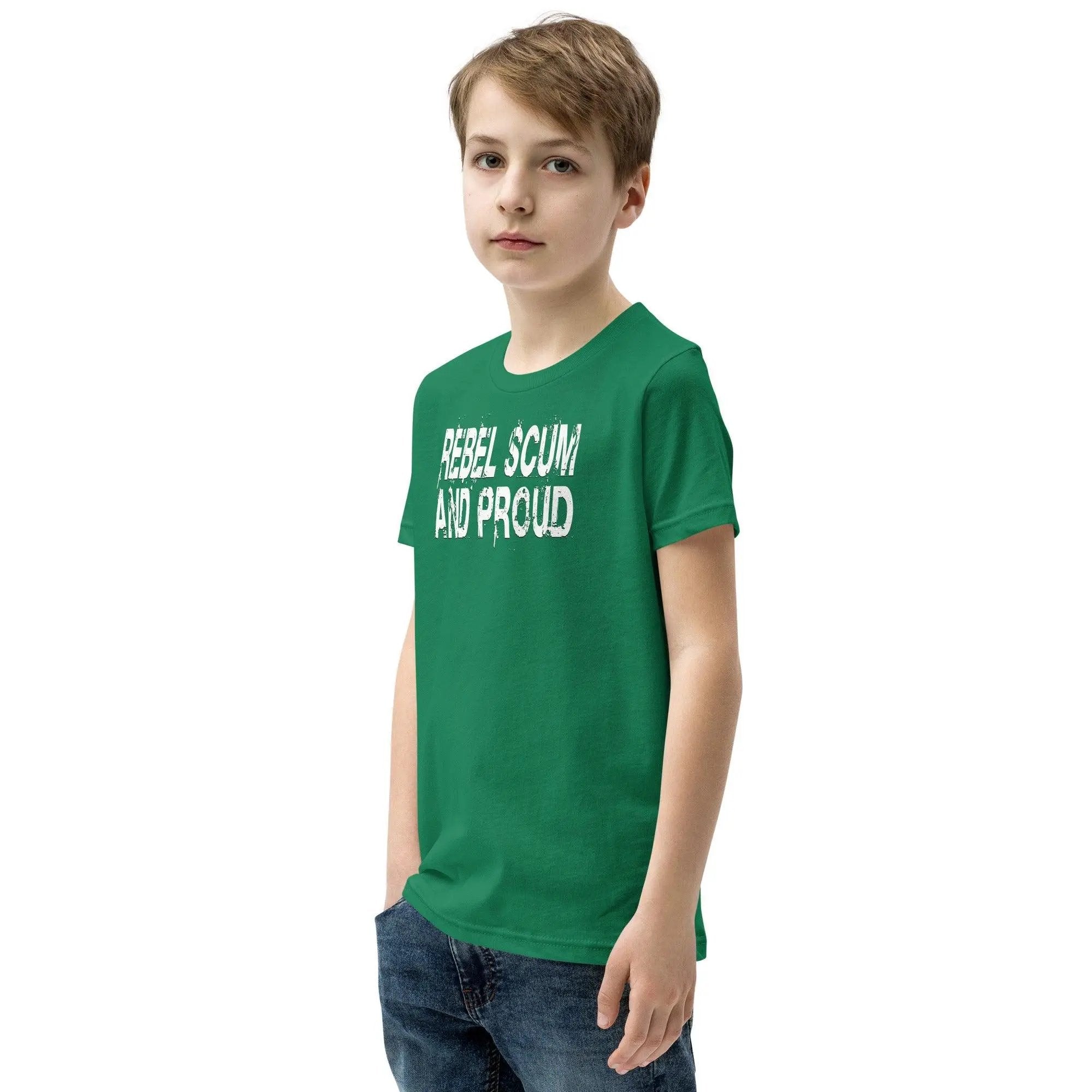 Rebel Scum and Proud Youth Short Sleeve T-Shirt VAWDesigns