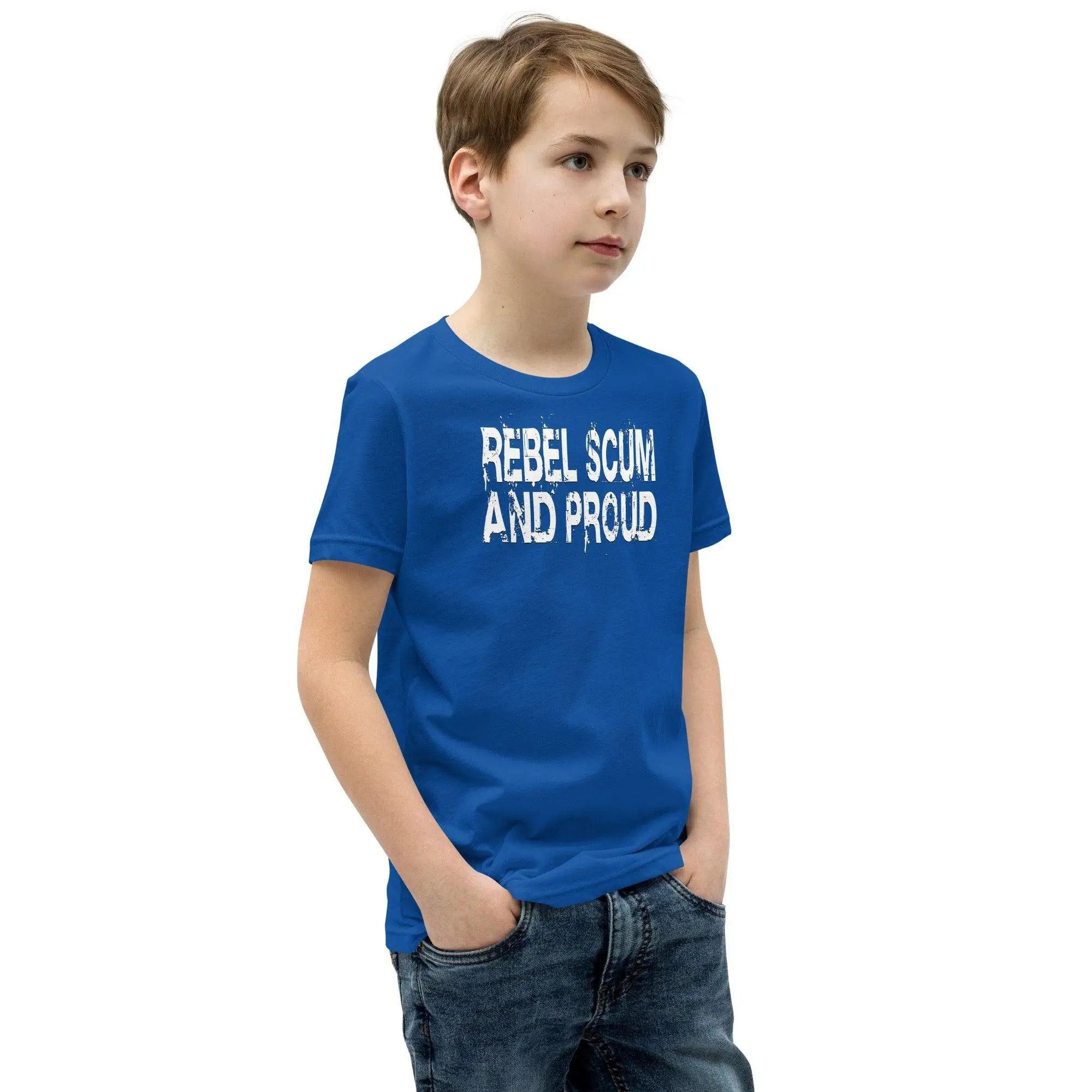 Rebel Scum and Proud Youth Short Sleeve T-Shirt VAWDesigns