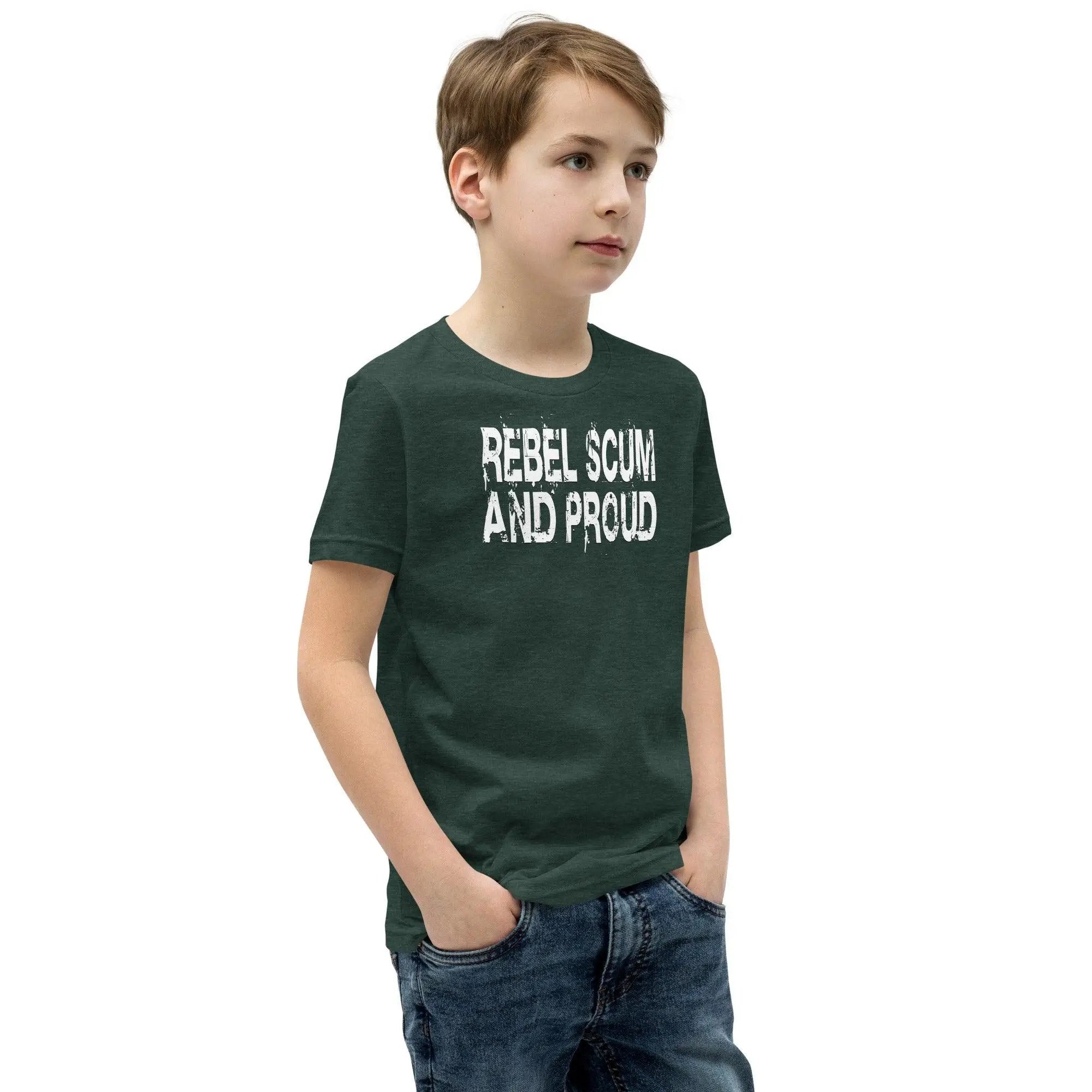 Rebel Scum and Proud Youth Short Sleeve T-Shirt VAWDesigns