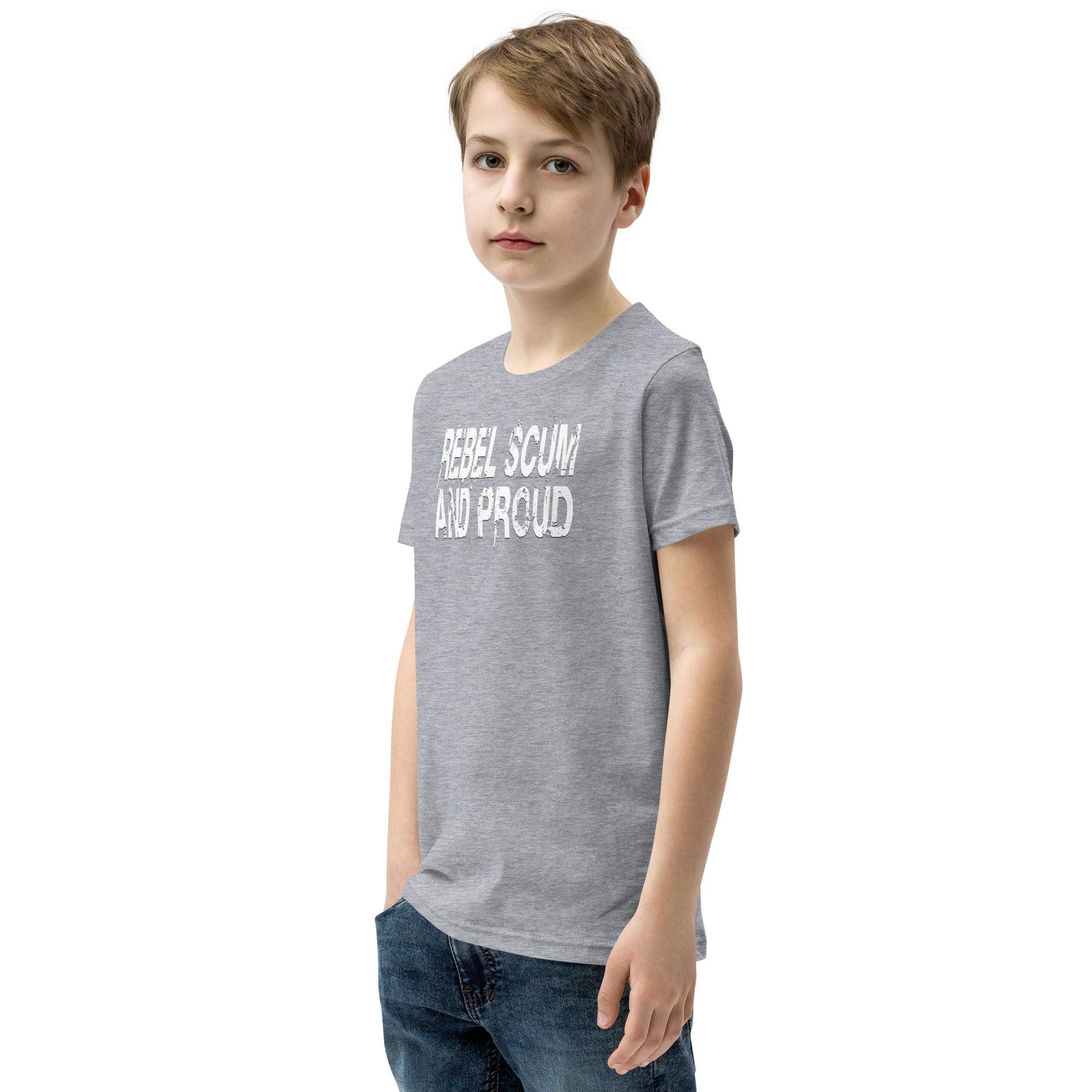 Rebel Scum and Proud Youth Short Sleeve T-Shirt VAWDesigns