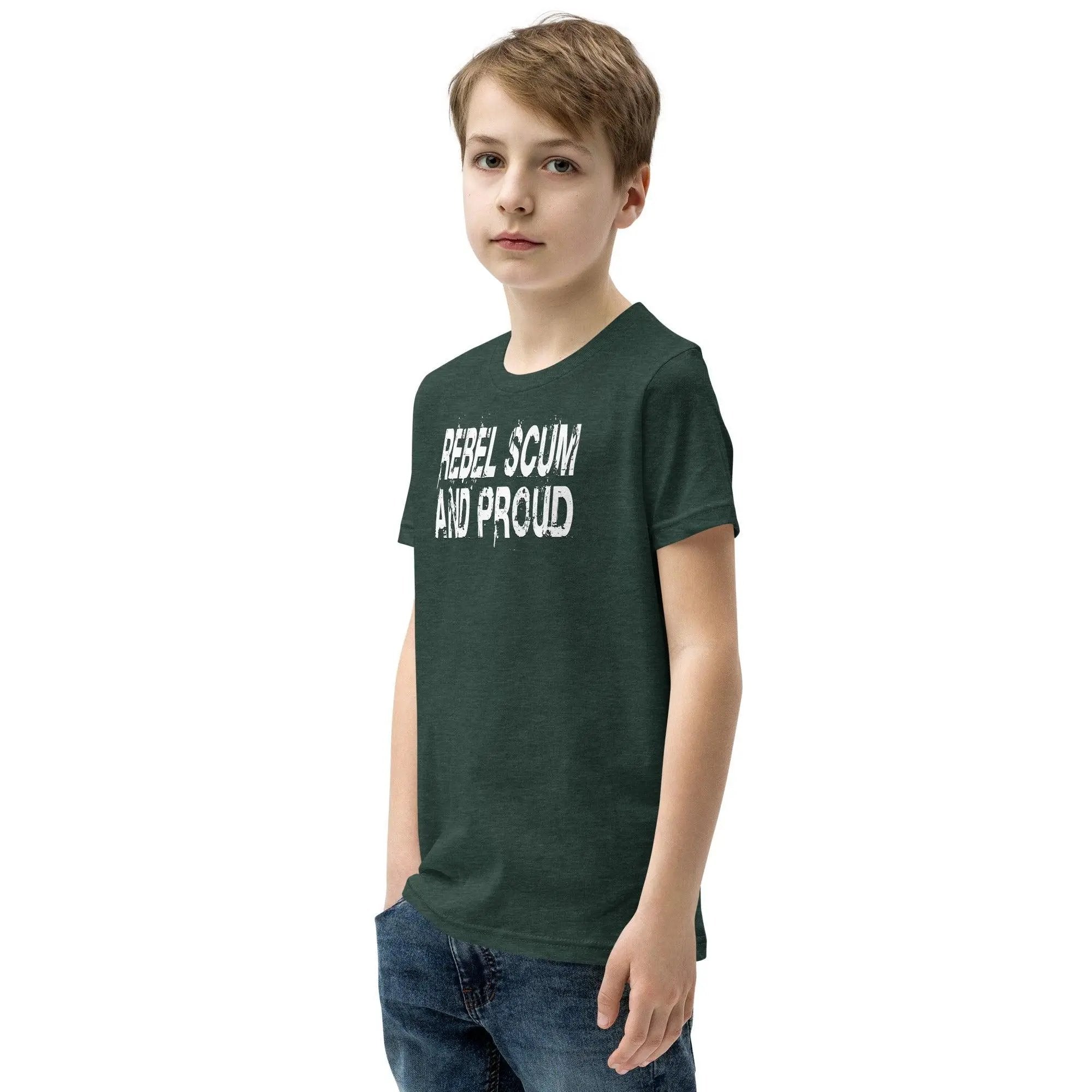 Rebel Scum and Proud Youth Short Sleeve T-Shirt VAWDesigns