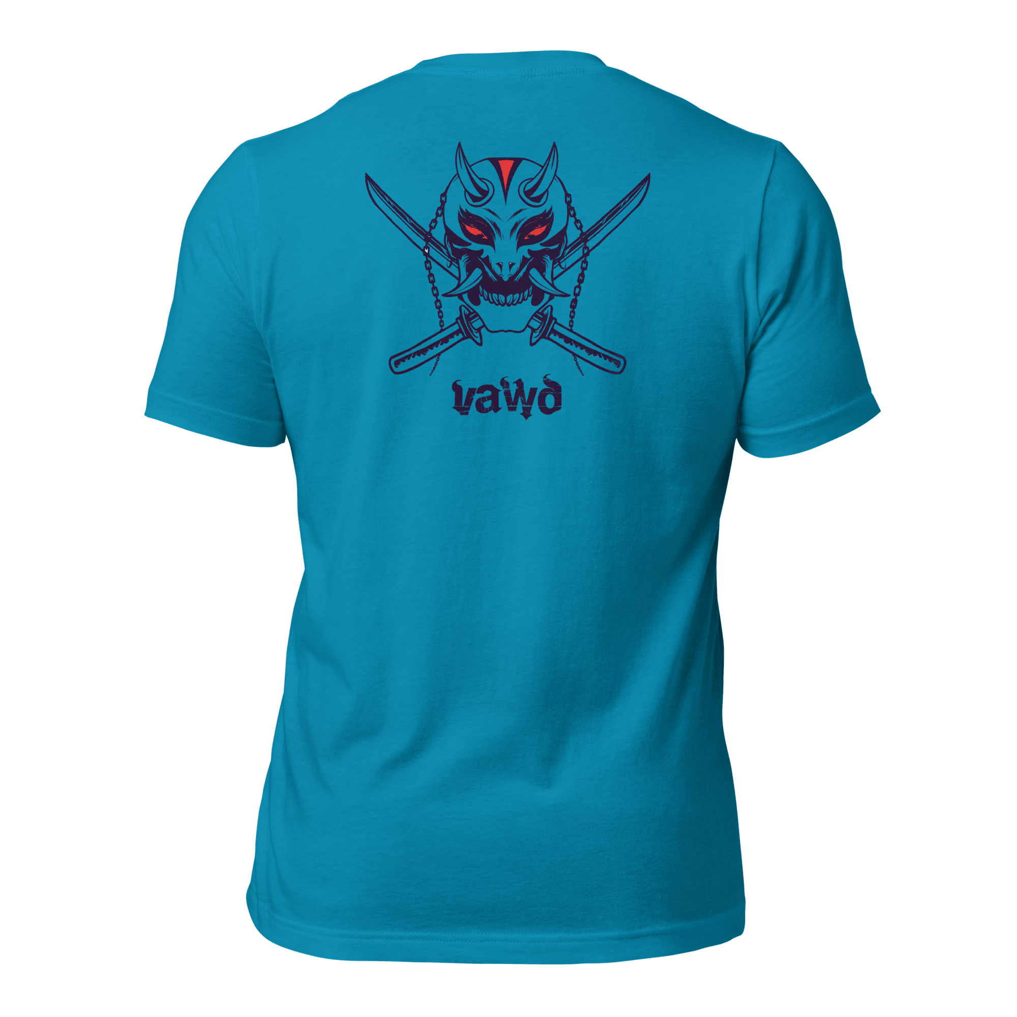 Samurai Demon Unisex t-shirt (BACK) VAWDesigns