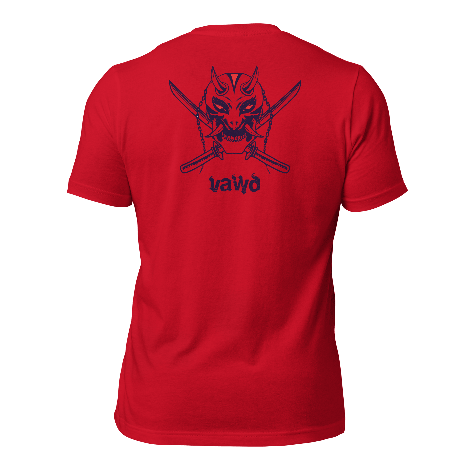 Samurai Demon Unisex t-shirt (BACK) VAWDesigns