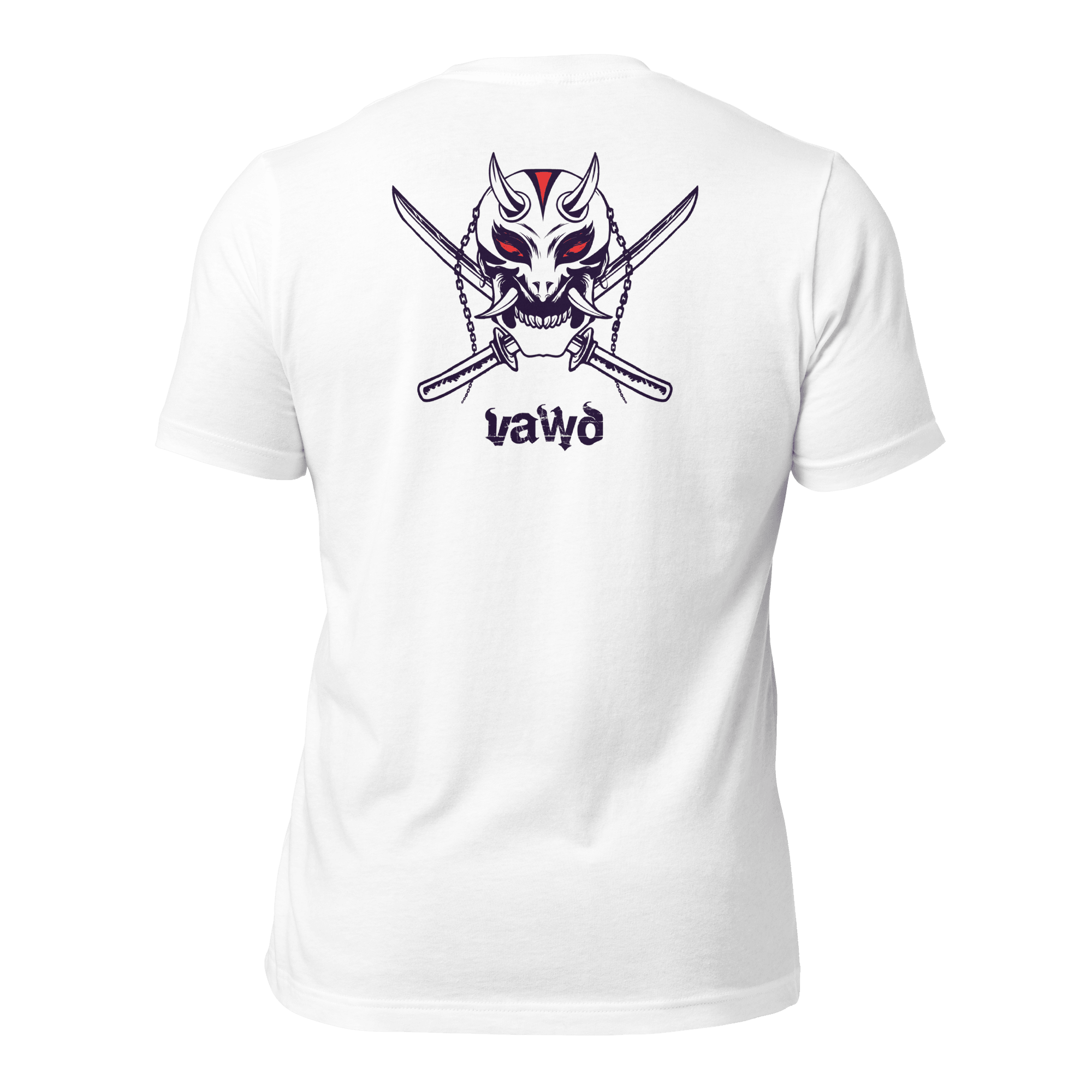 Samurai Demon Unisex t-shirt (BACK) VAWDesigns