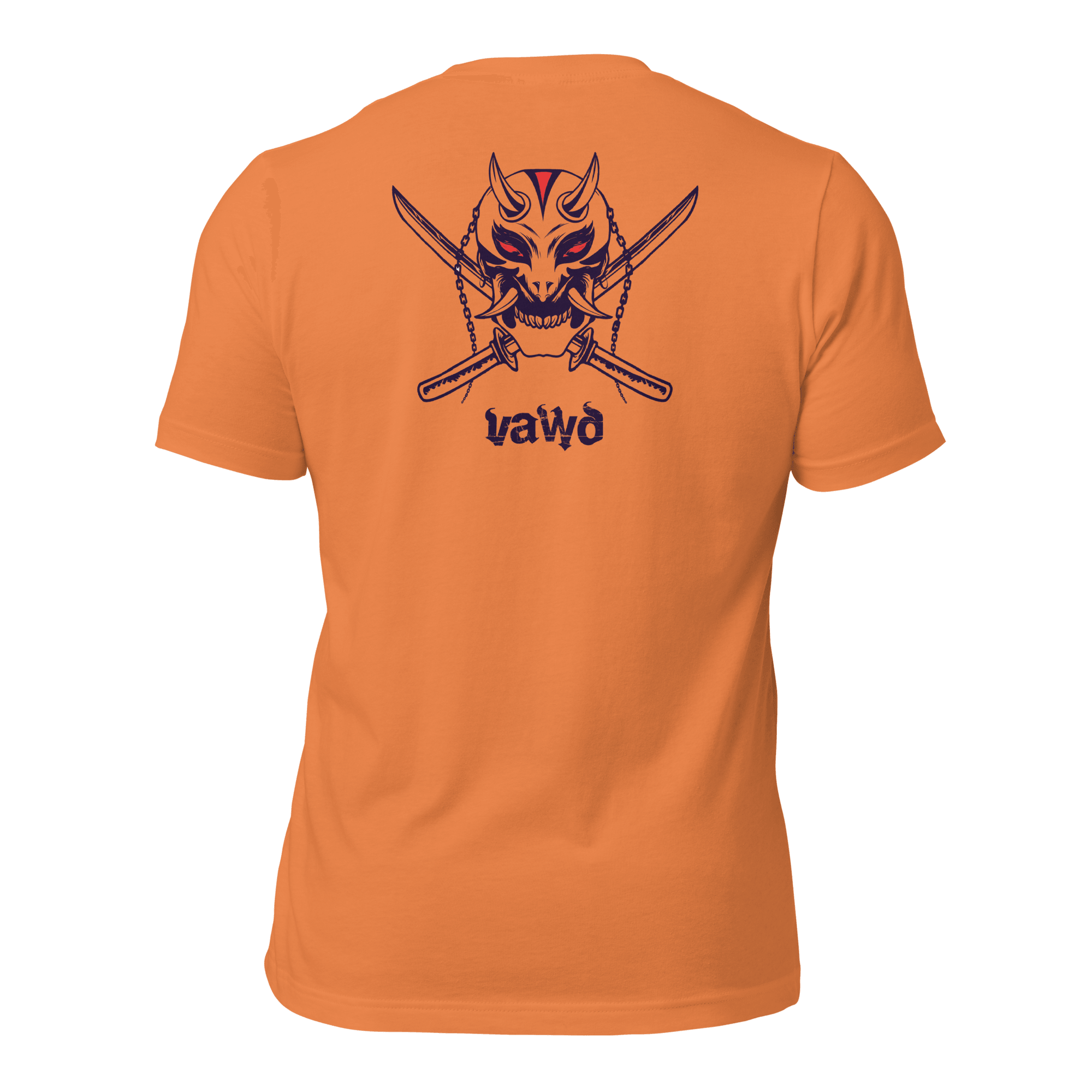 Samurai Demon Unisex t-shirt (BACK) VAWDesigns