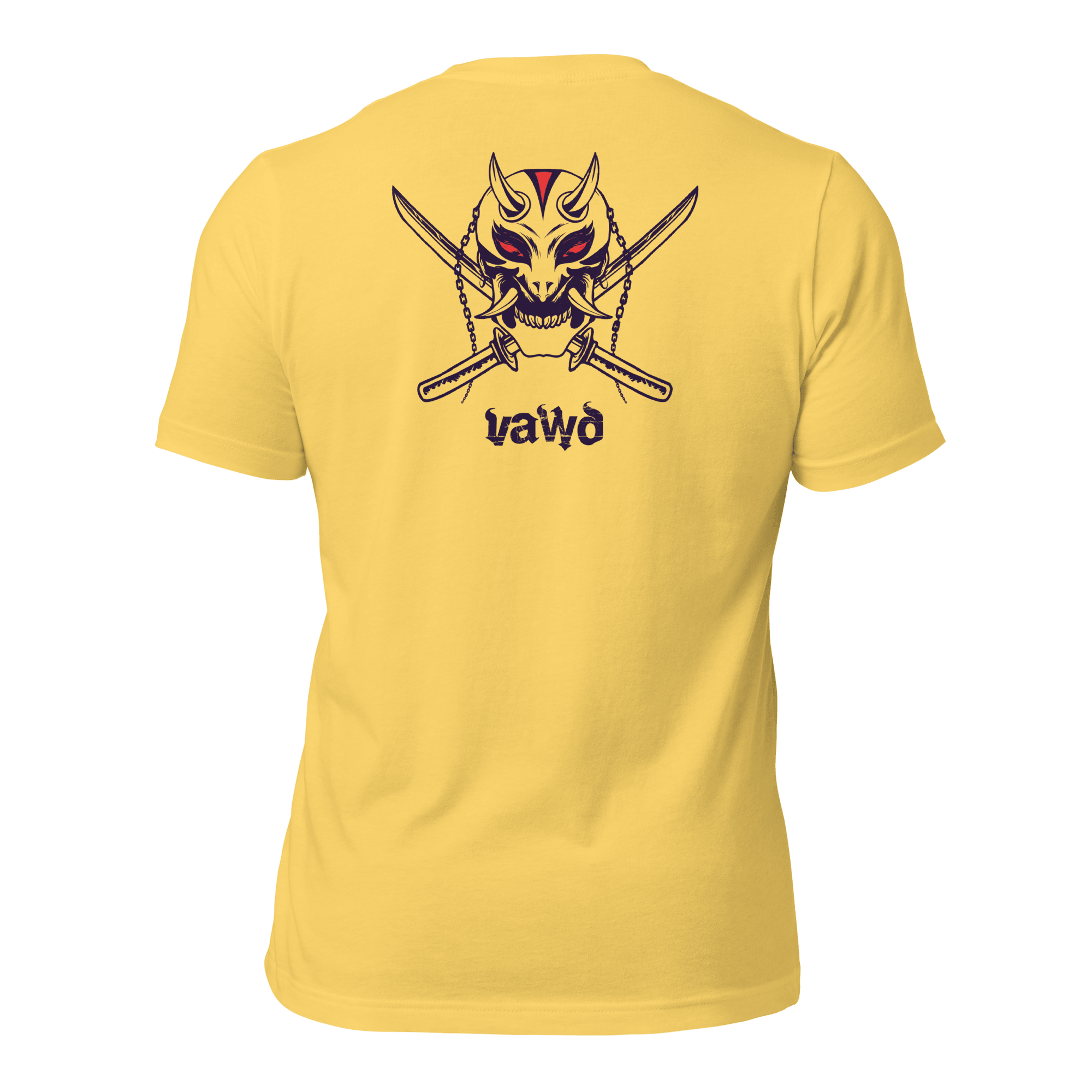 Samurai Demon Unisex t-shirt (BACK) VAWDesigns