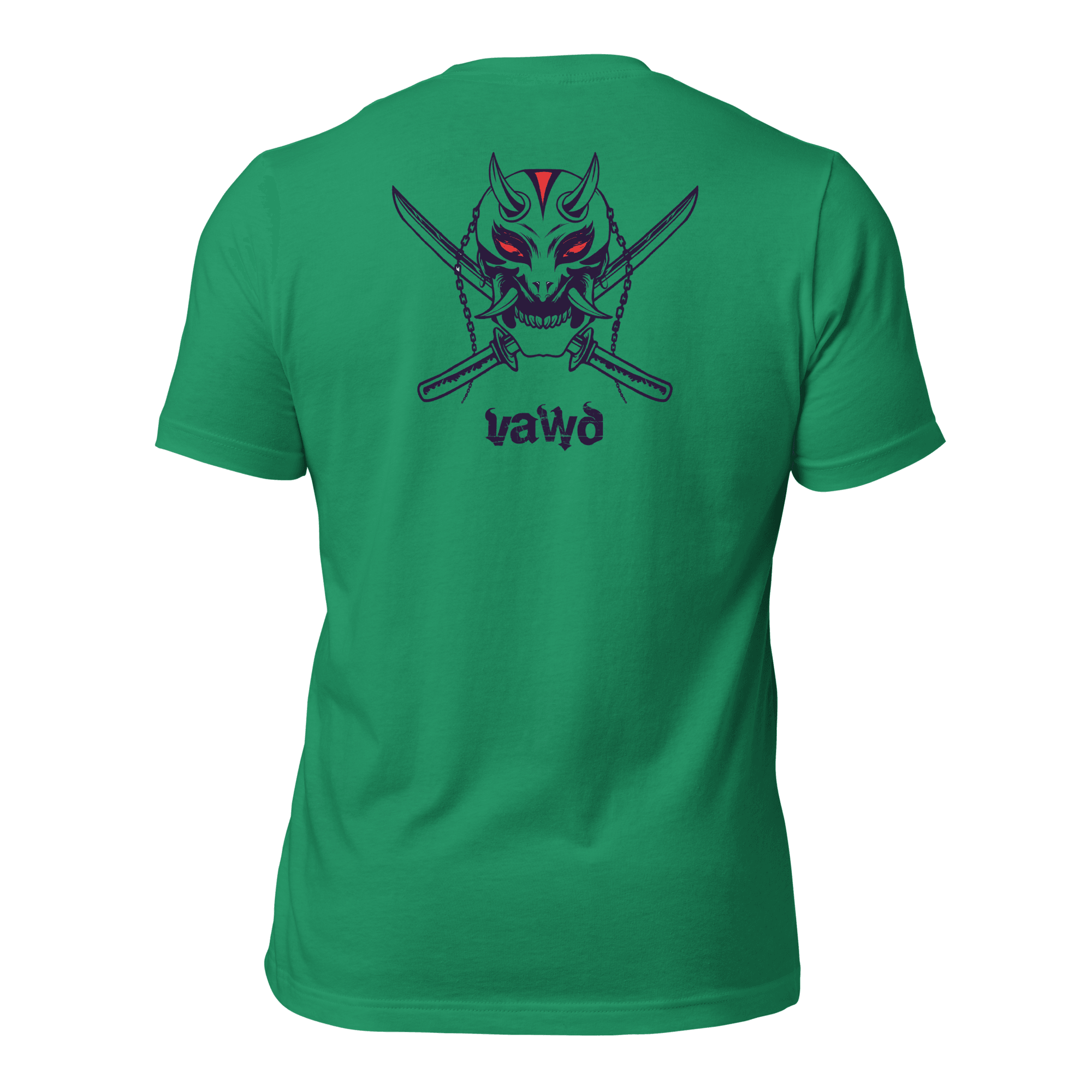 Samurai Demon Unisex t-shirt (BACK) VAWDesigns