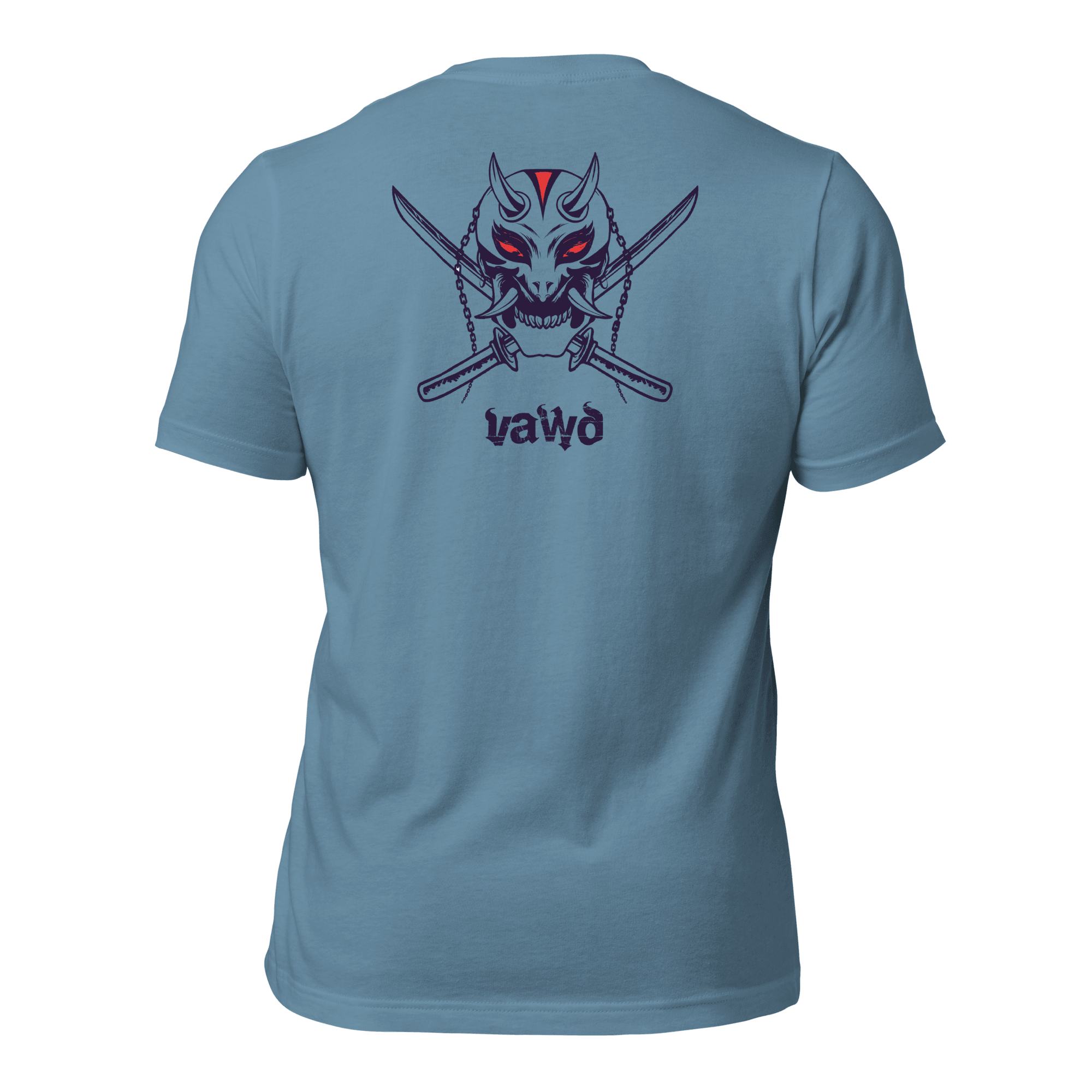Samurai Demon Unisex t-shirt (BACK) VAWDesigns