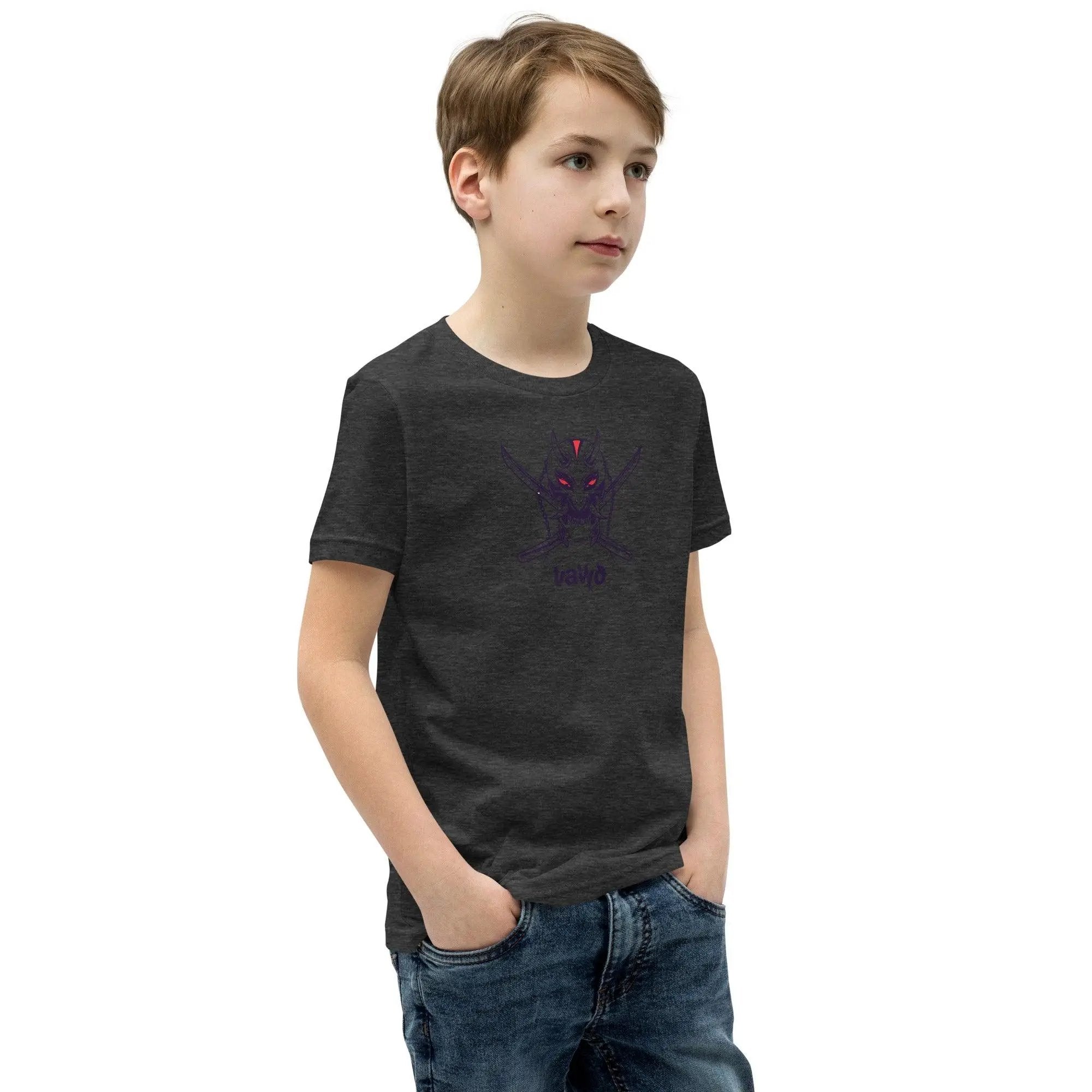 Samurai Demon Youth Short Sleeve T-Shirt VAWDesigns