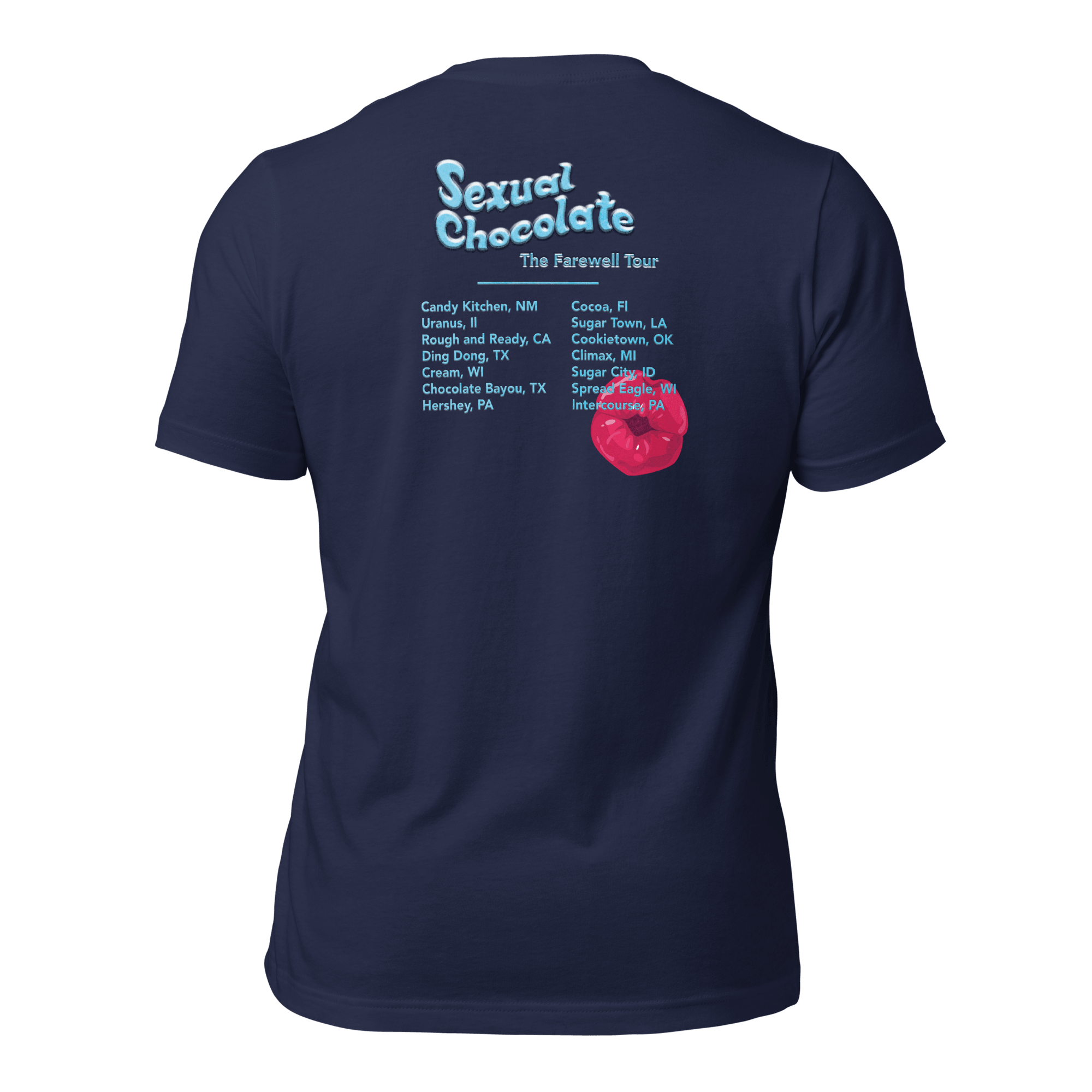 Sexual Chocolate Unisex t-shirt VAWDesigns