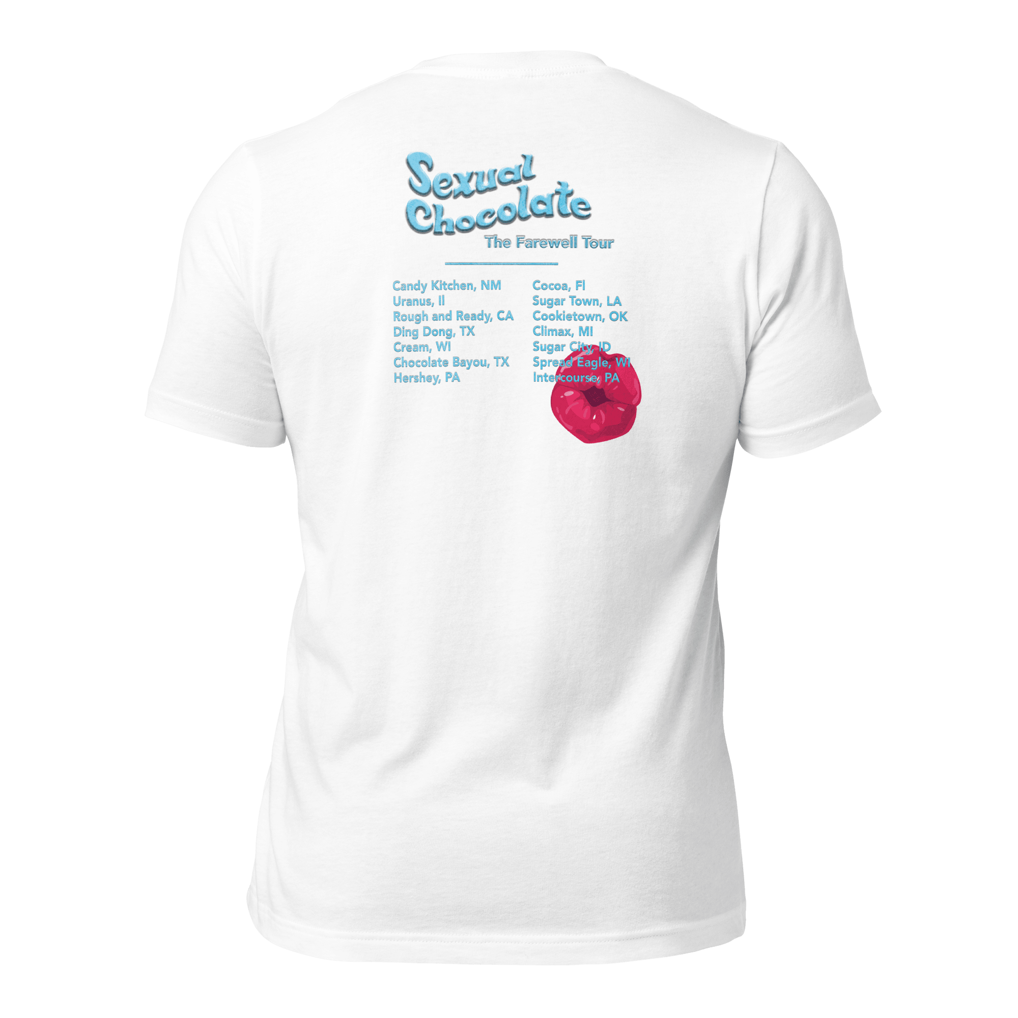 Sexual Chocolate Unisex t-shirt VAWDesigns