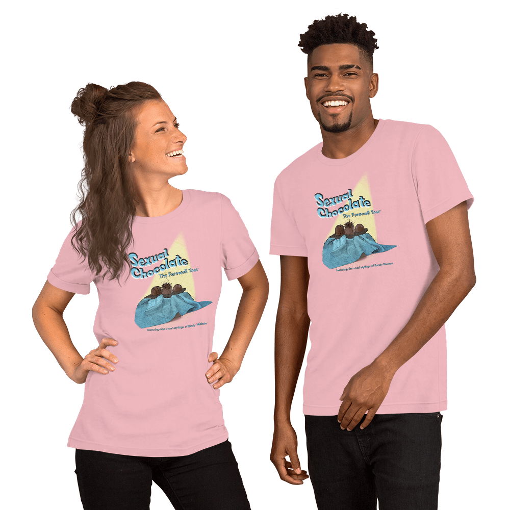 Sexual Chocolate Unisex t-shirt VAWDesigns