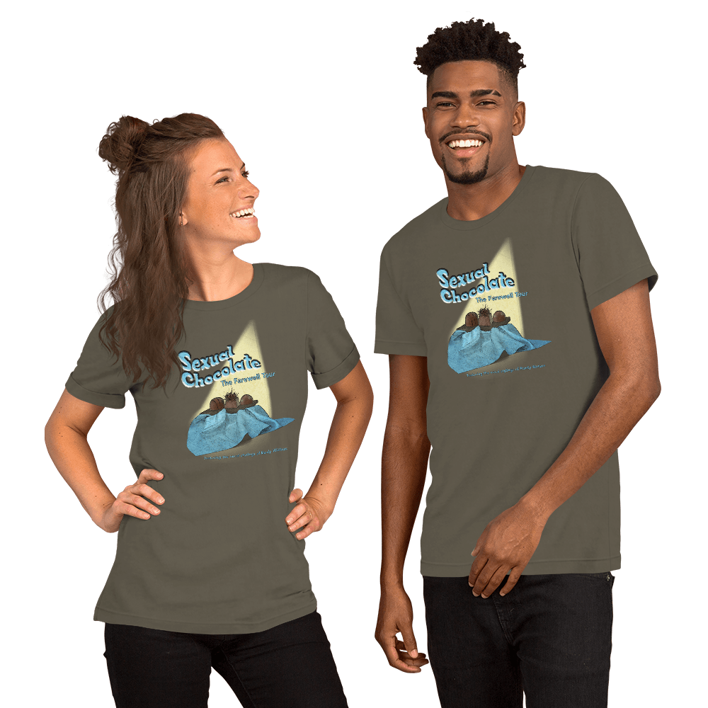 Sexual Chocolate Unisex t-shirt VAWDesigns